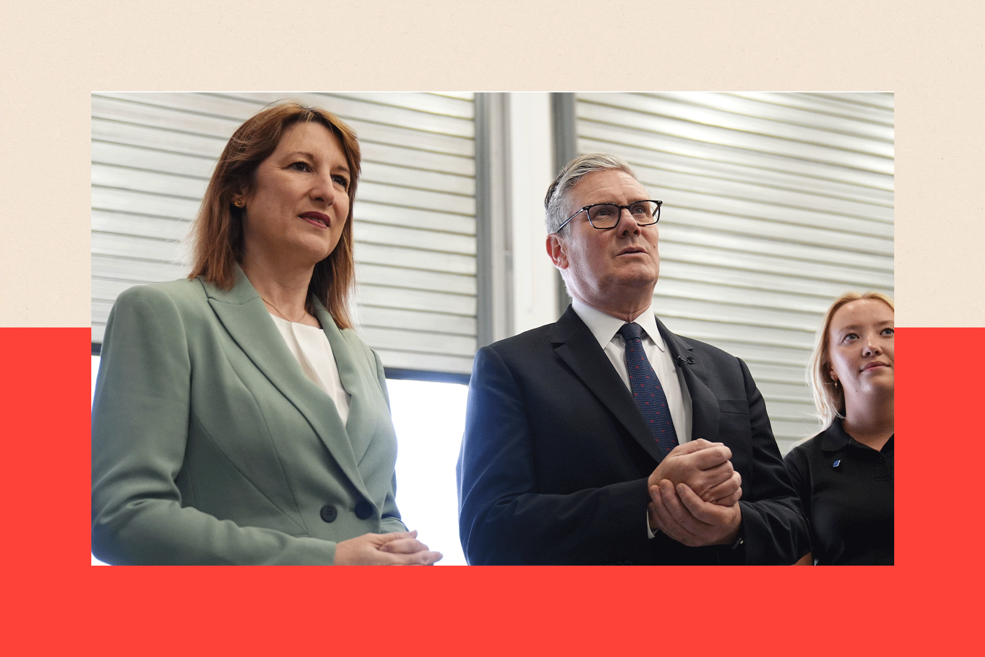 Prime Minister Sir Keir Starmer and Rachel Reeves (left)