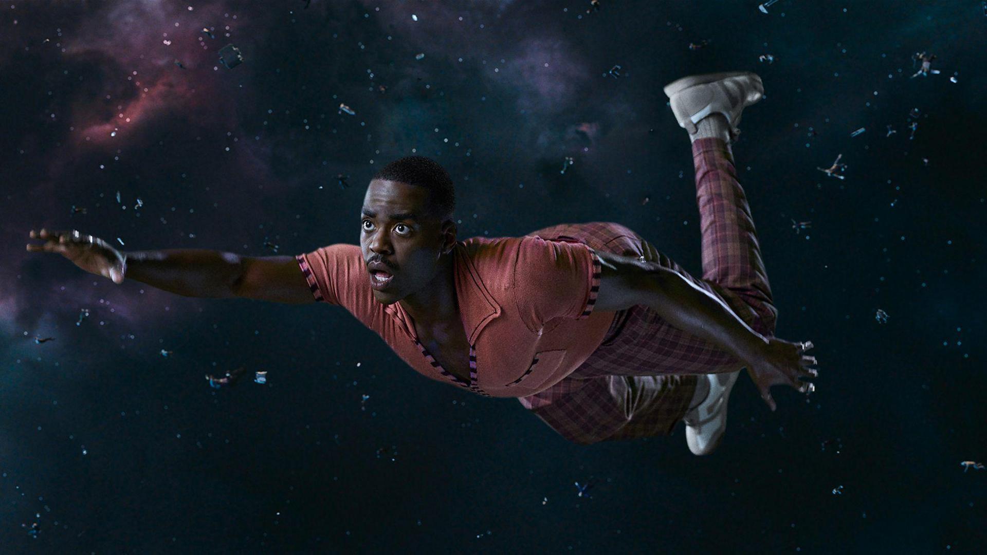 Ncuti Gatwa in space as Doctor Who