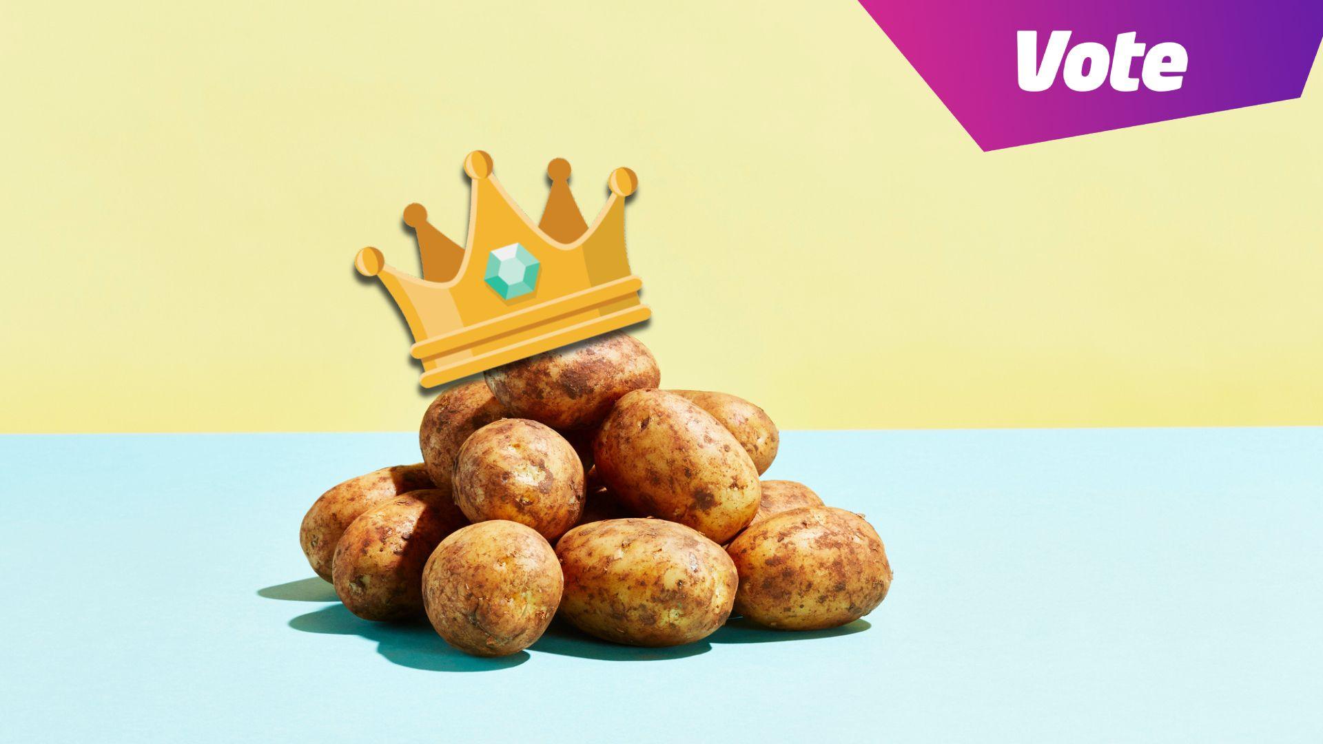 potatoes with a crown