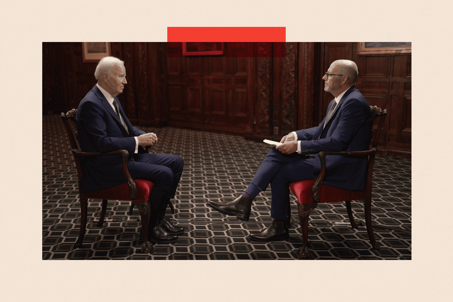 Nick Robinson sits opposite Joe Biden for an interview