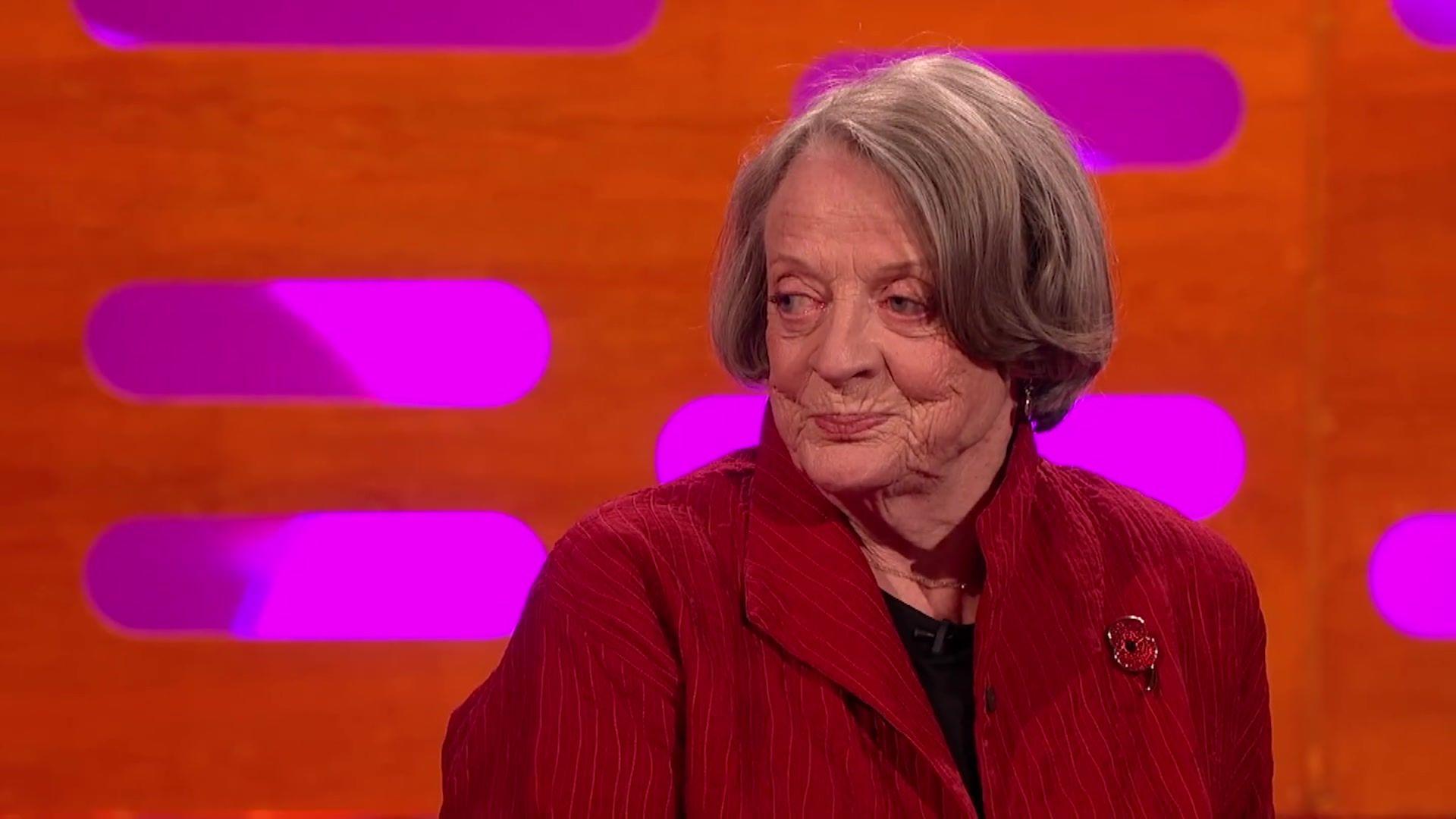 Actress Dame Maggie Smith at The Graham Norton Show 