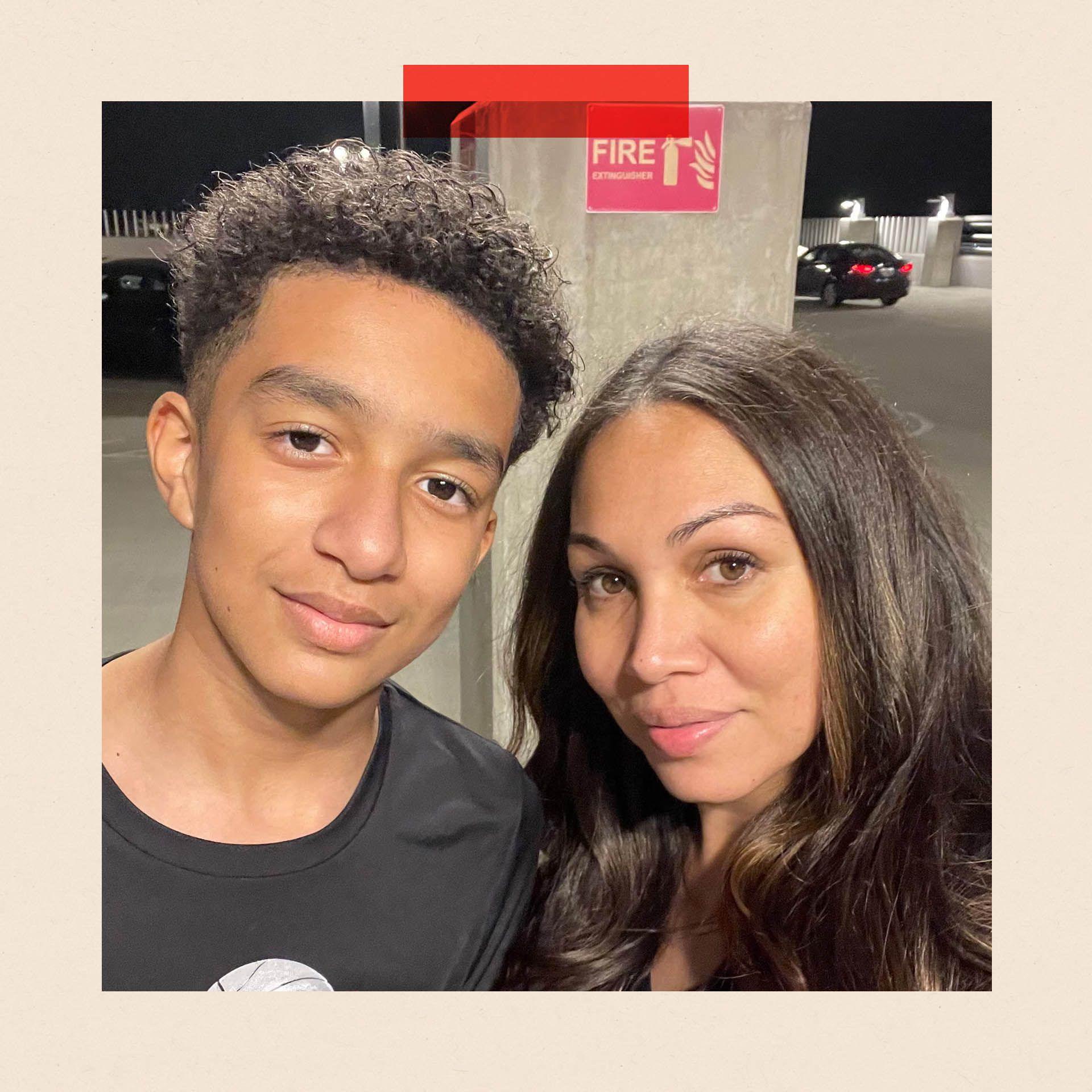 Megan Garcia and her son Sewell Setzer