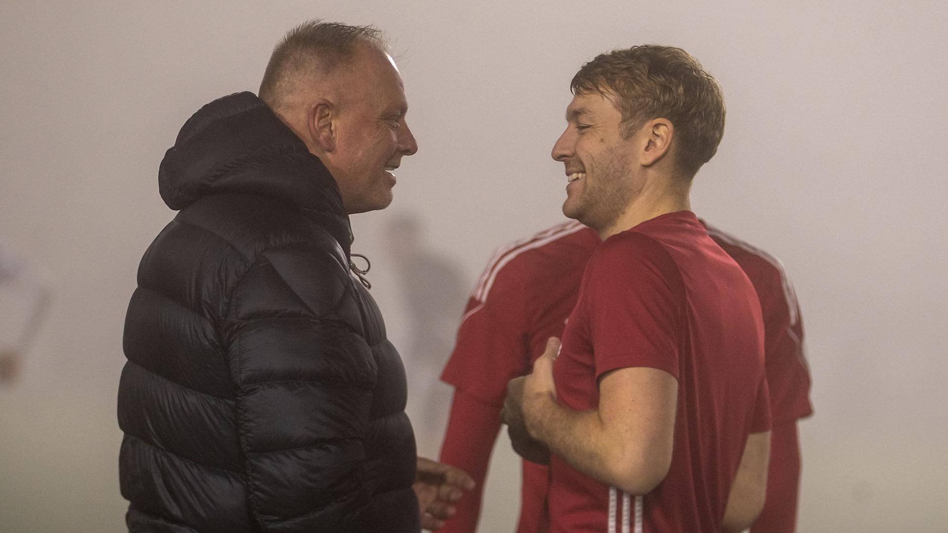 Andy Morrison with John Disney