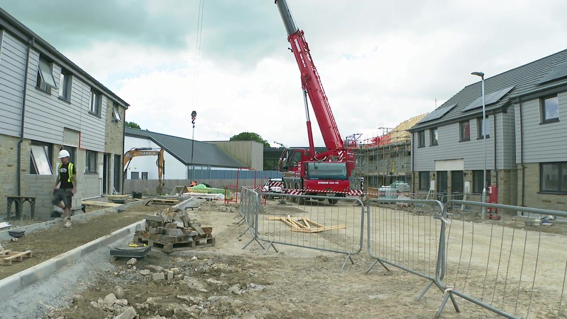 Treveth housing development in Bodmin