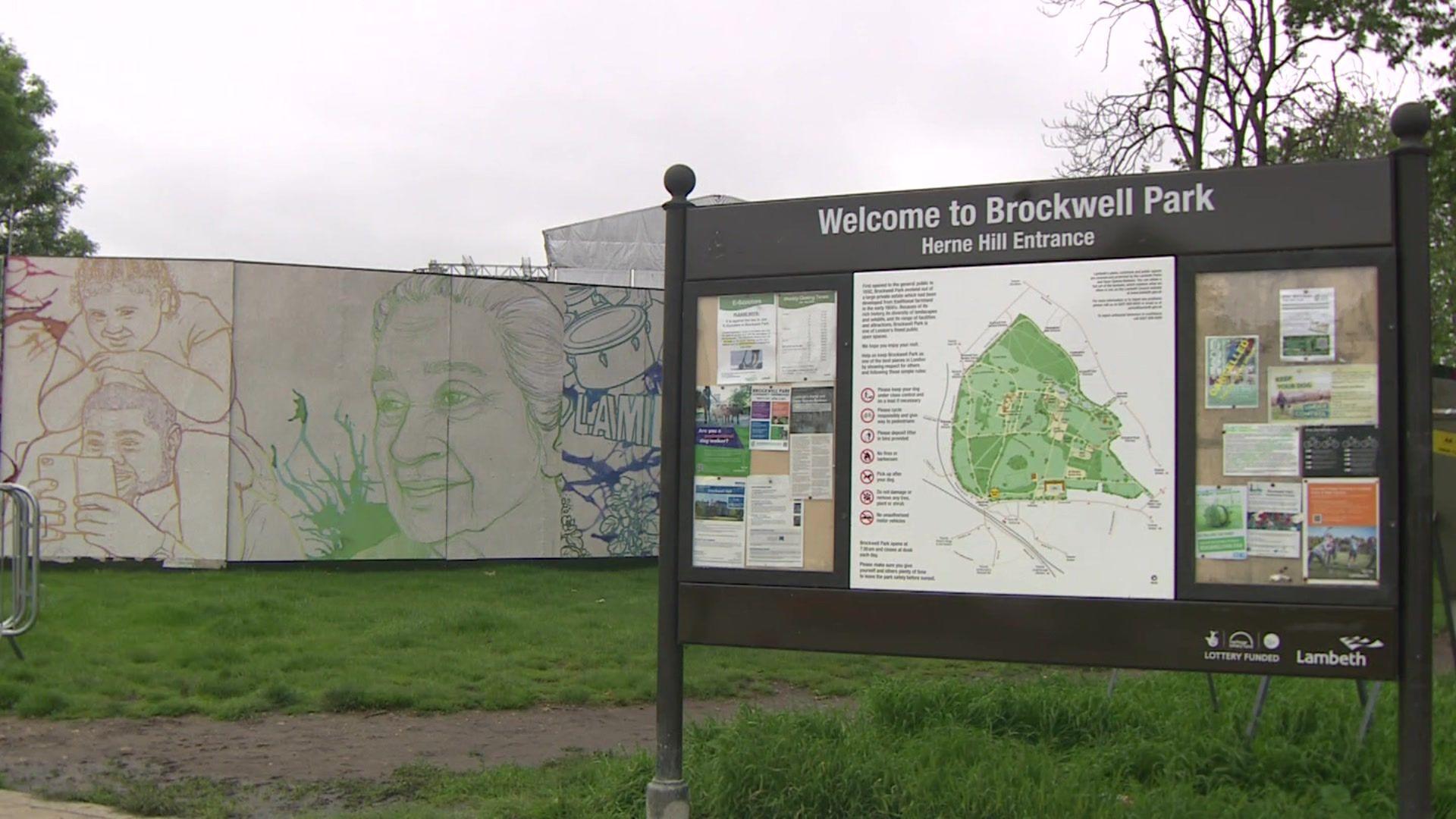 Brockwell Park sign