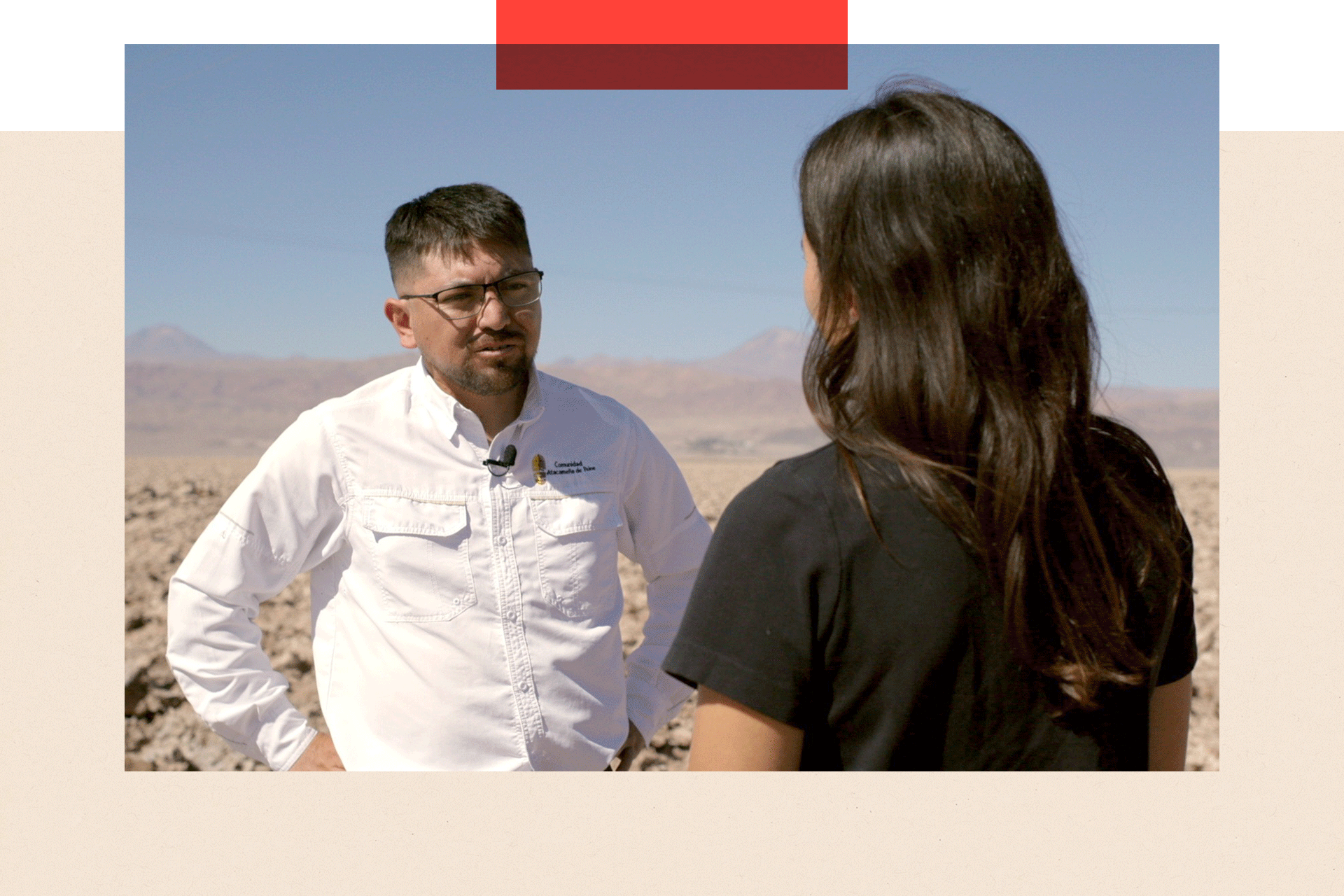 Sergio Cubillos speaks to Ione Wells