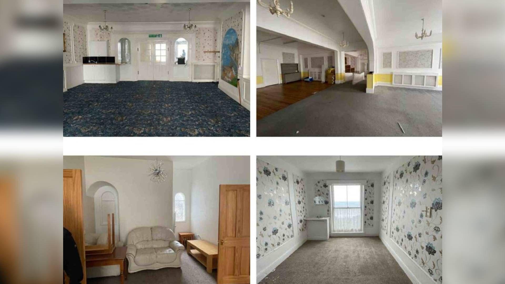 Internal pictures of the former hotel and retirement home