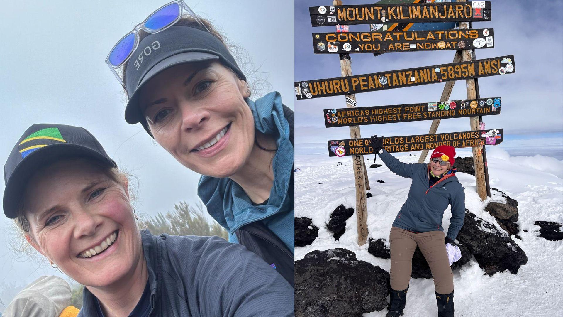 Alwen Williams a Sian Harries