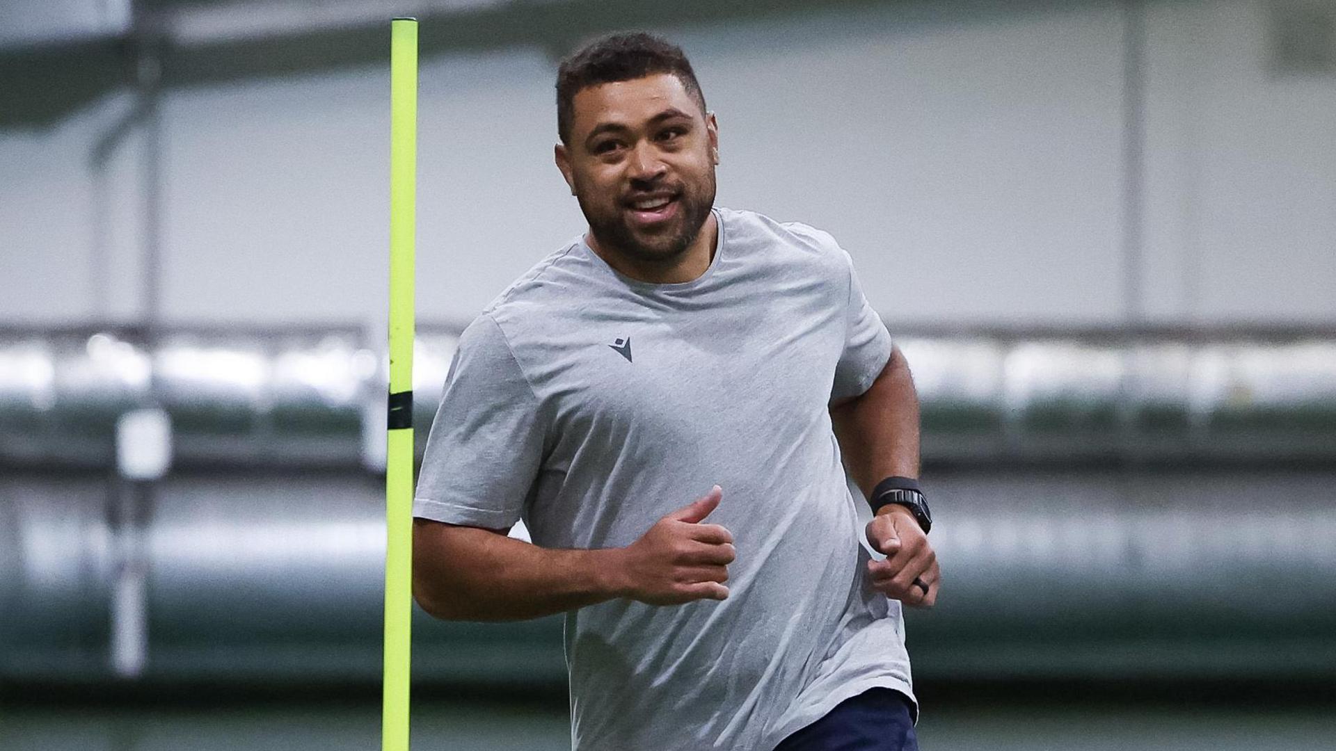 Taulupe Faletau has been in training with Wales this week before they fly to Japan