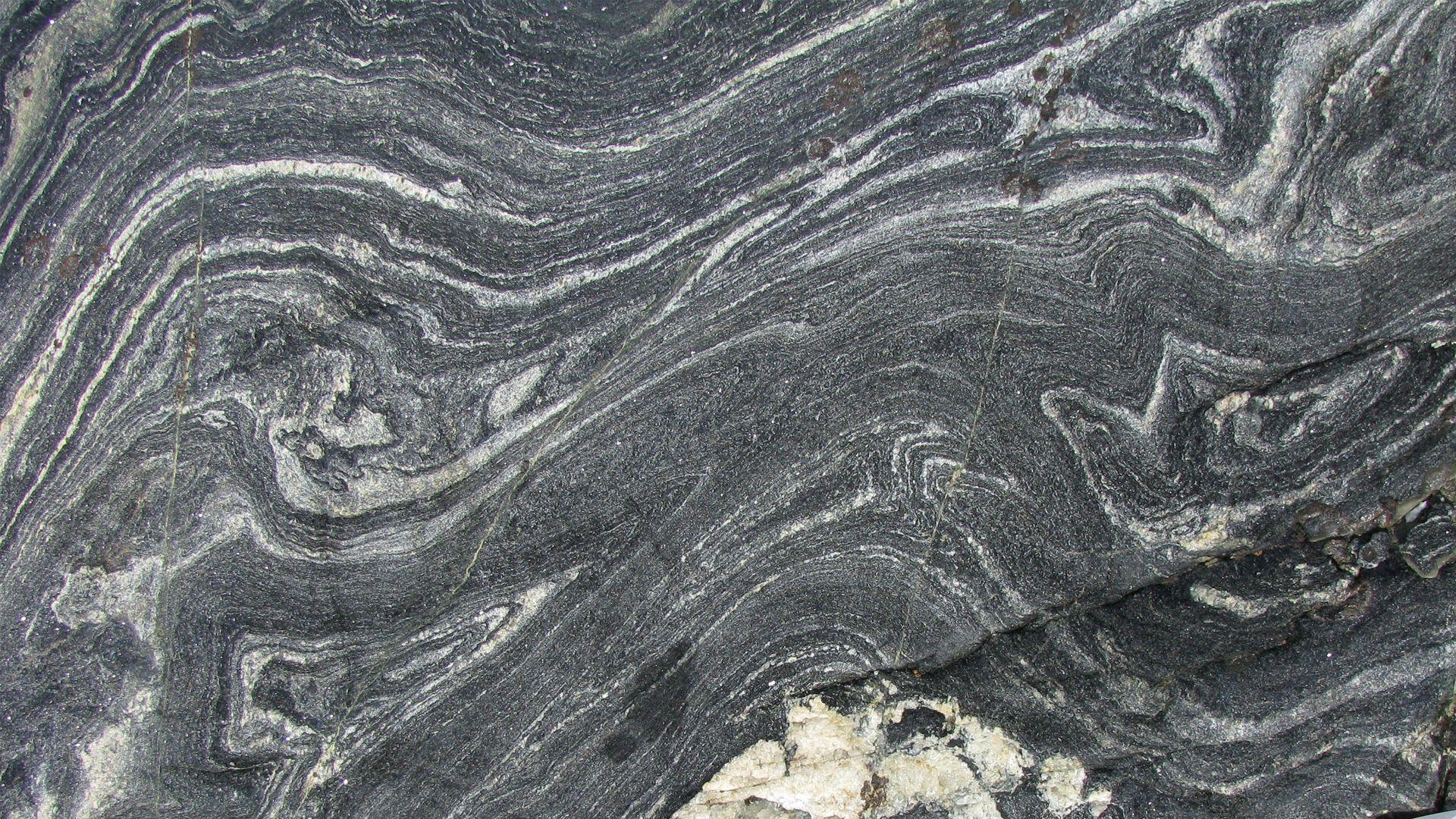 the ancient rocks