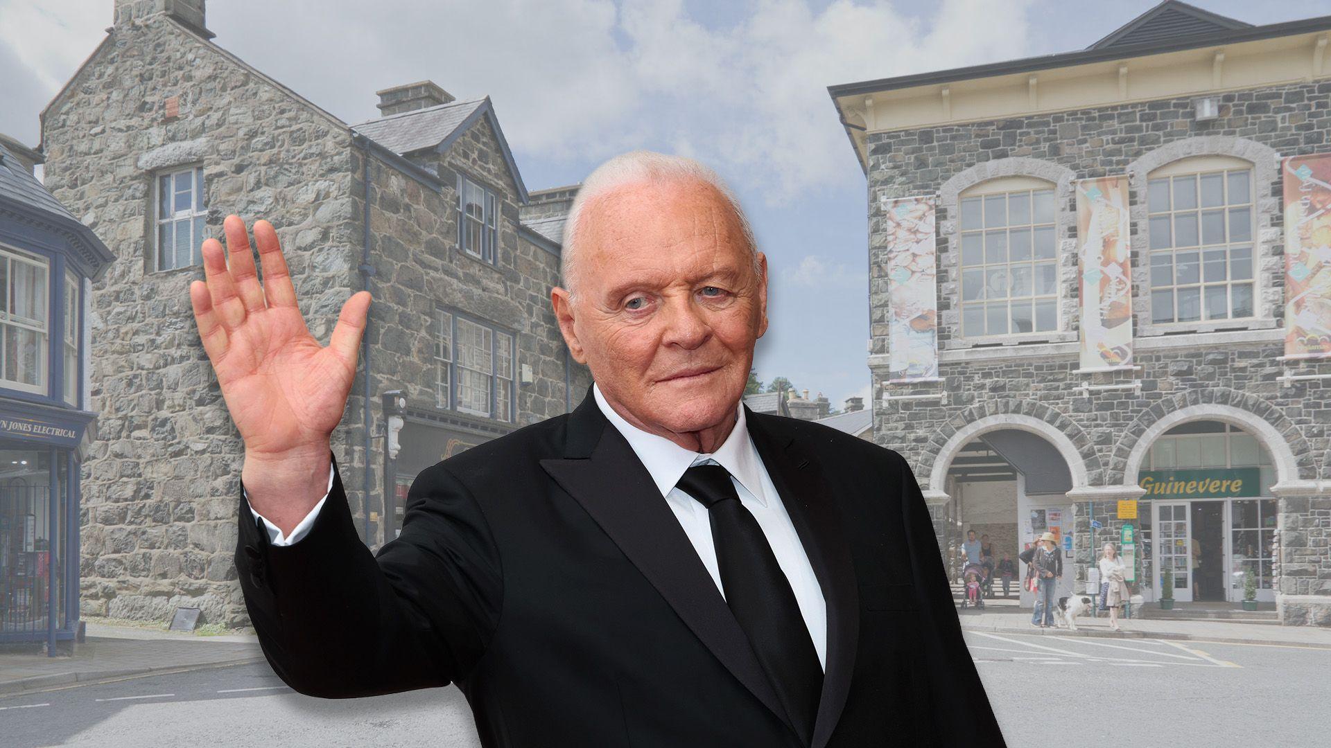 Ydych chi wedi gweld Syr Anthony Hopkins yn crwydro strydoedd Dolgellau?