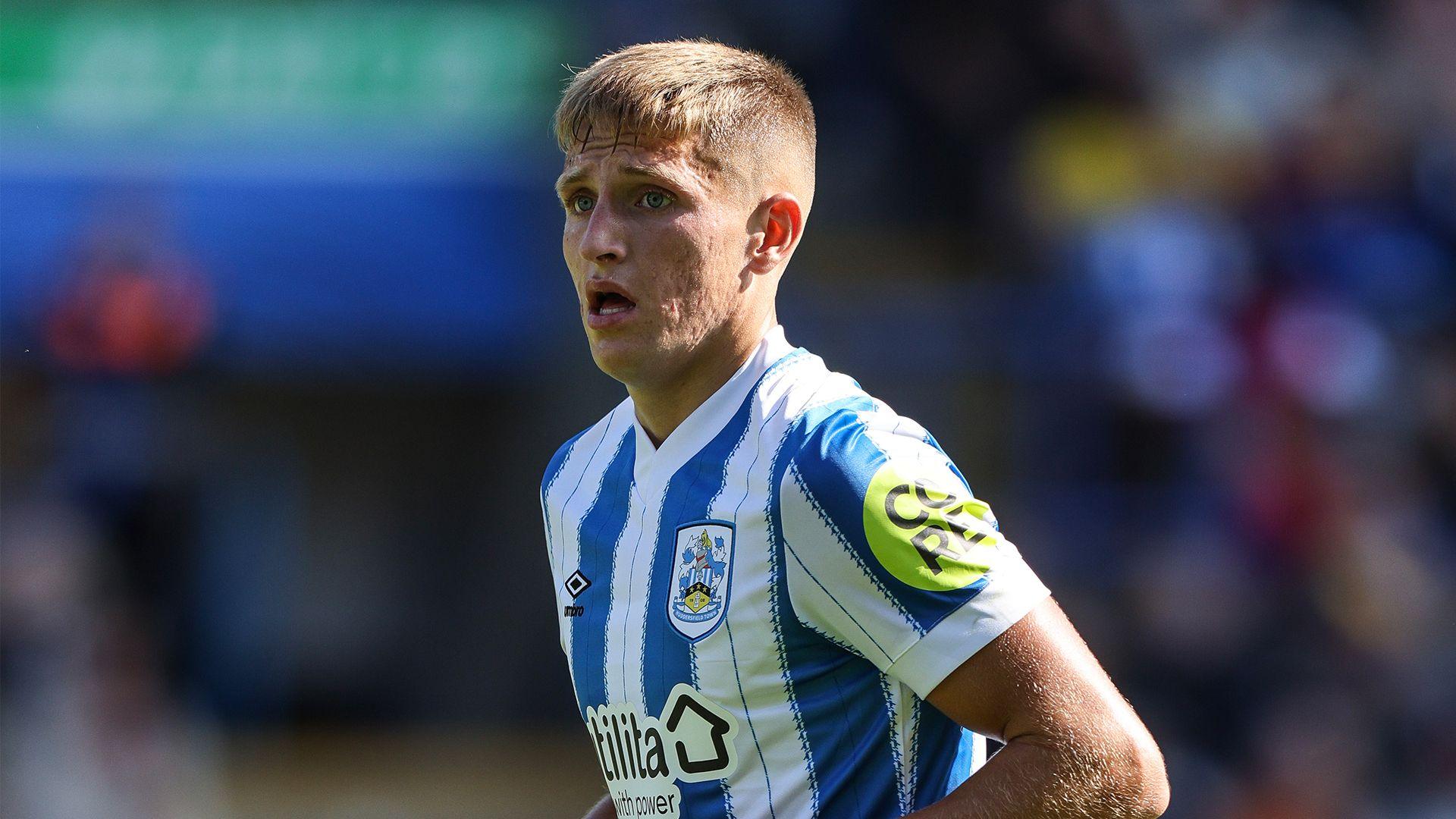 Callum Marshall in action for Huddersfield Town