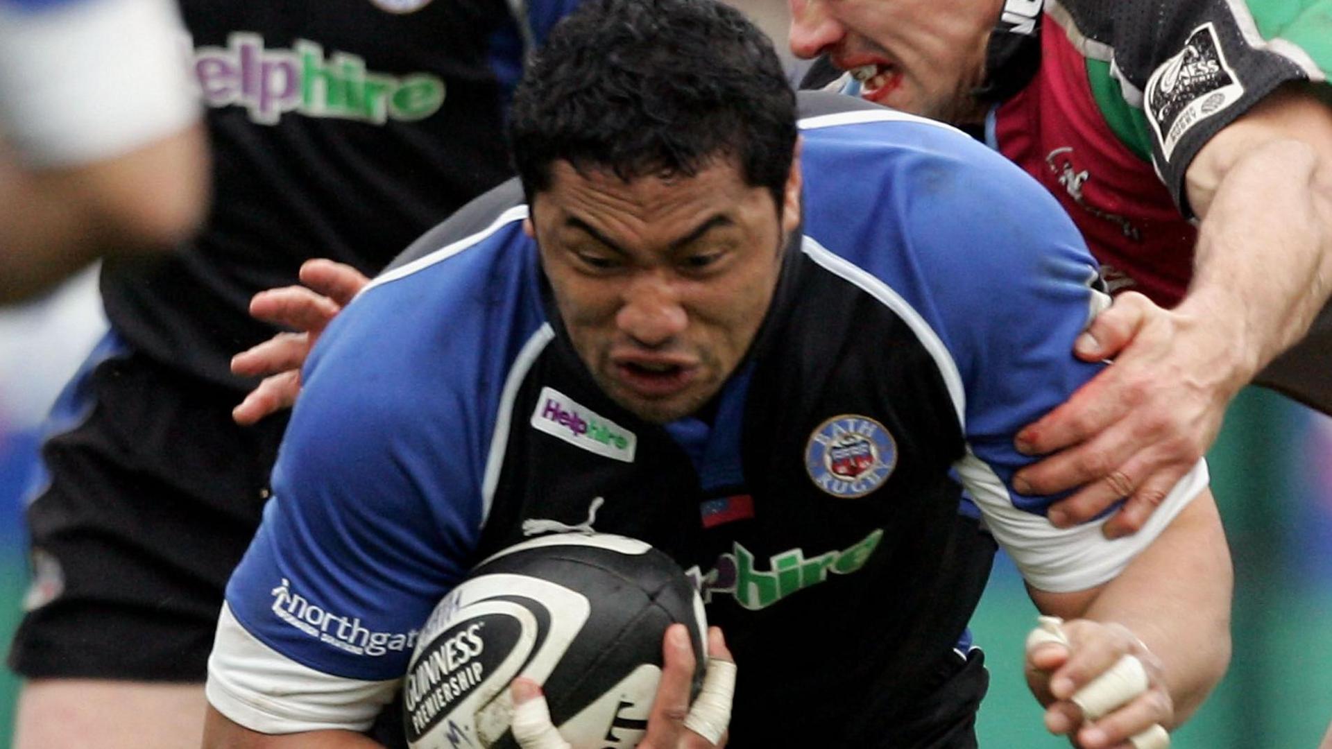 Isaac Feaunati in action for Bath in 2007