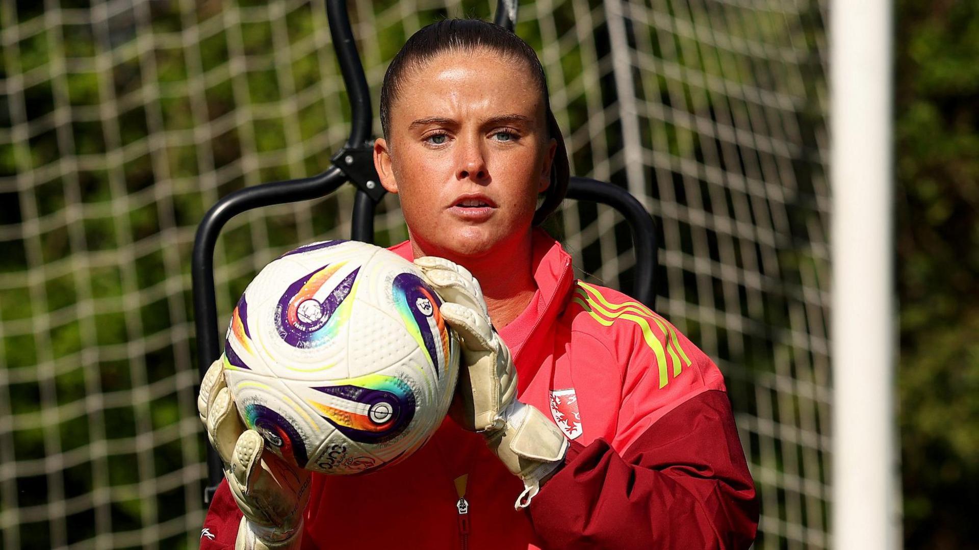Lucy Farrell in Wales training 