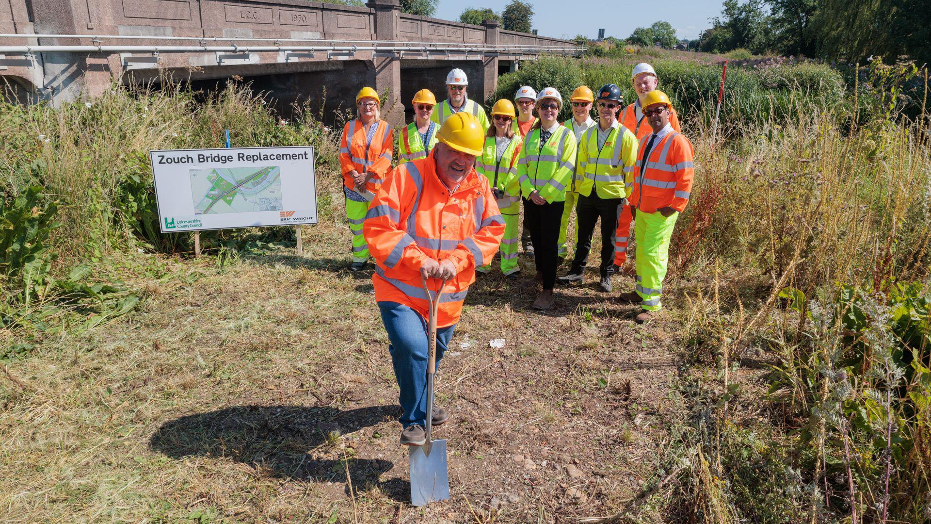 turf cutting ceremony