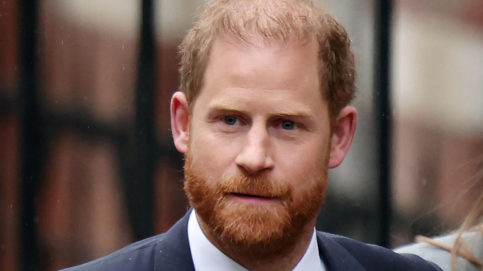 Prince Harry head and shoulders pic for a court appearance in London in January 2026