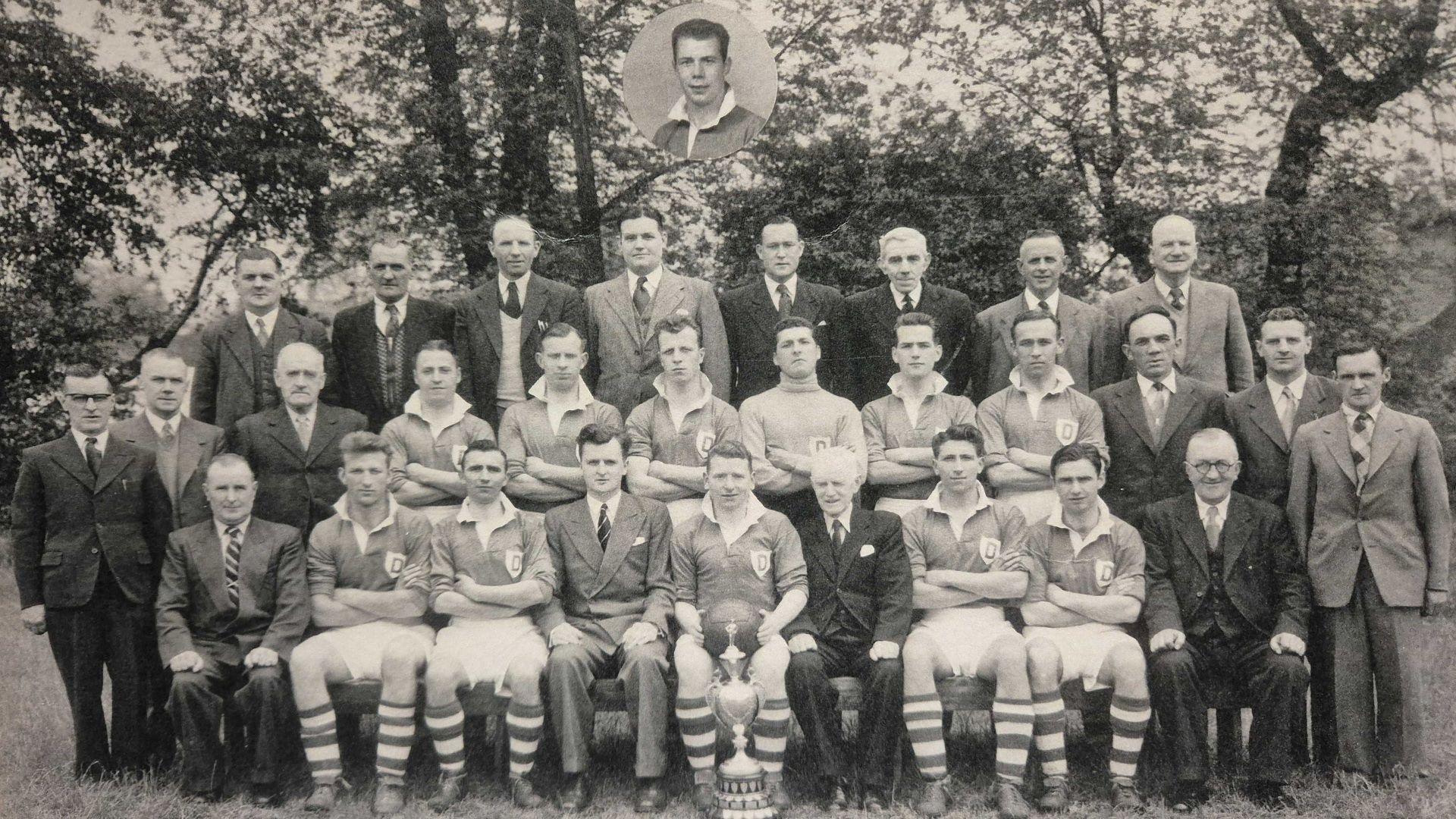 Dundela's 1955 Irish Cup winning team