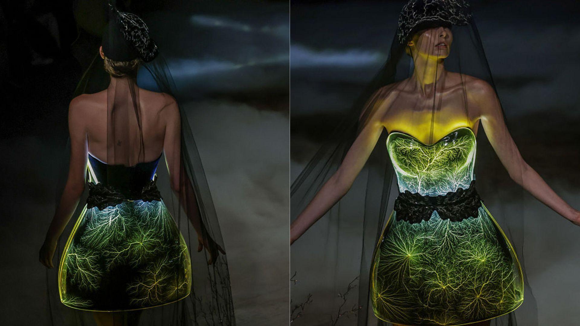 Lightning dress by Iris Van Herpen during Paris Haute Couture Week 2026