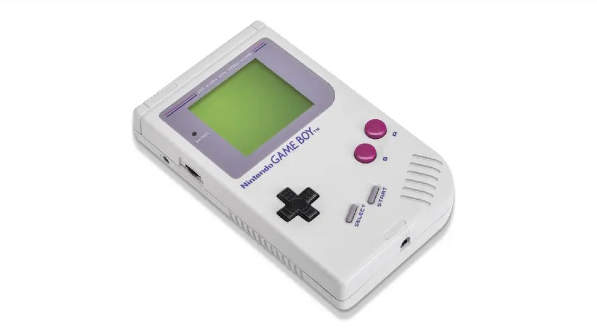 Nintendo's first handheld game console - the Game Boy