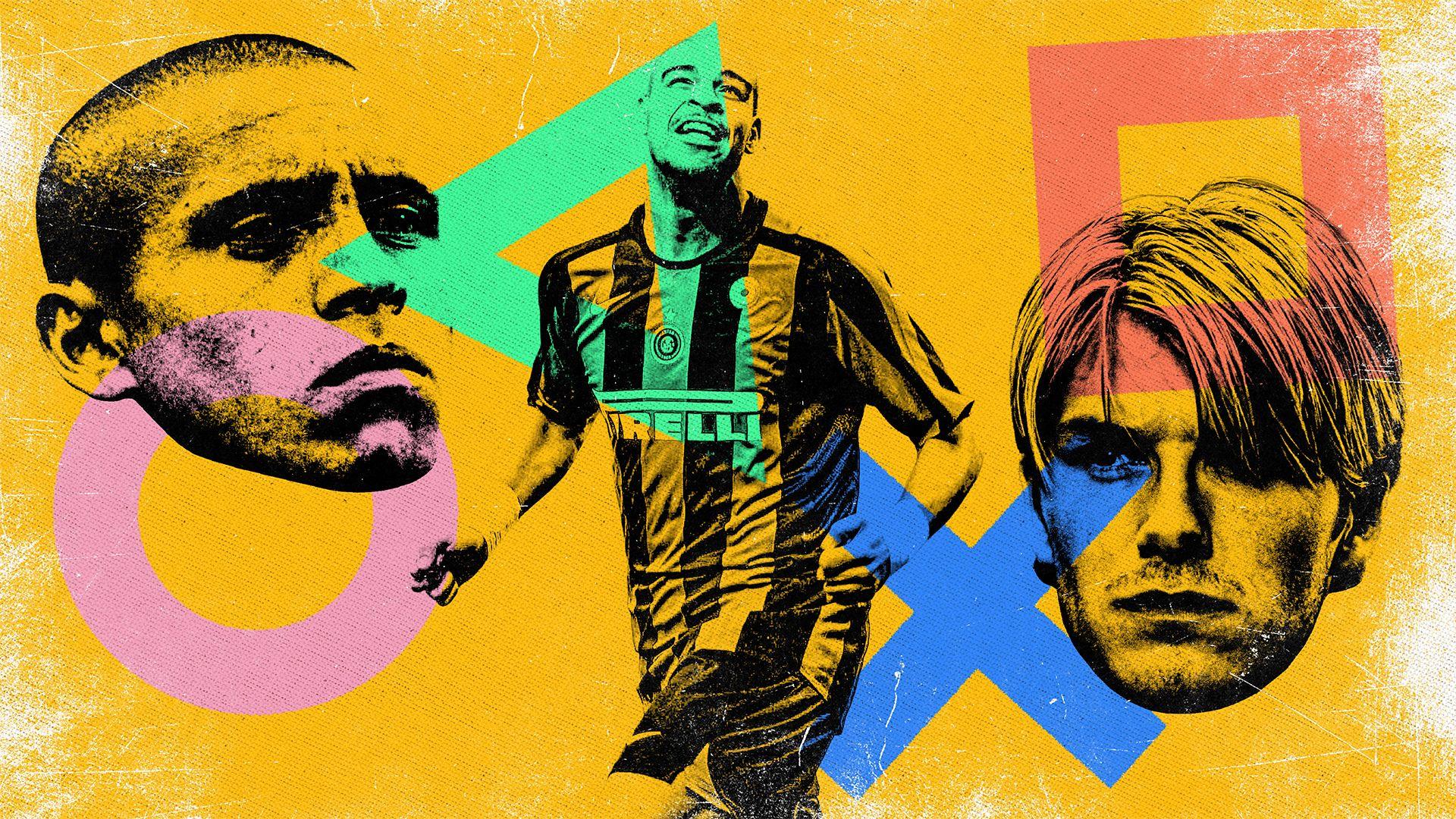 Roberto Carlos, Adriano and David Beckham