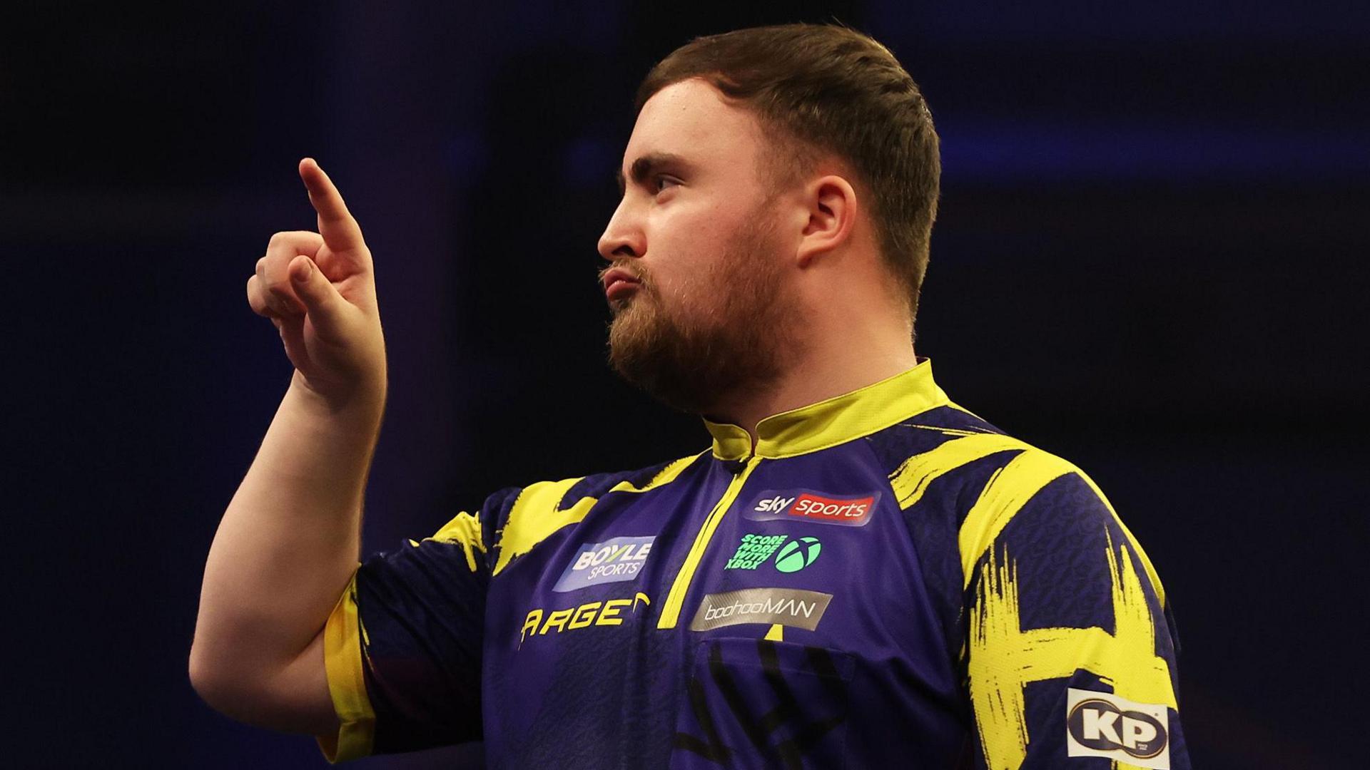 Luke Littler during the World Grand Prix final