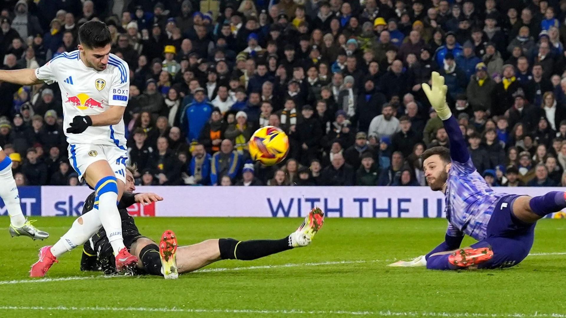 Manor Solomon puts Leeds United ahead against Norwich after 31 seconds