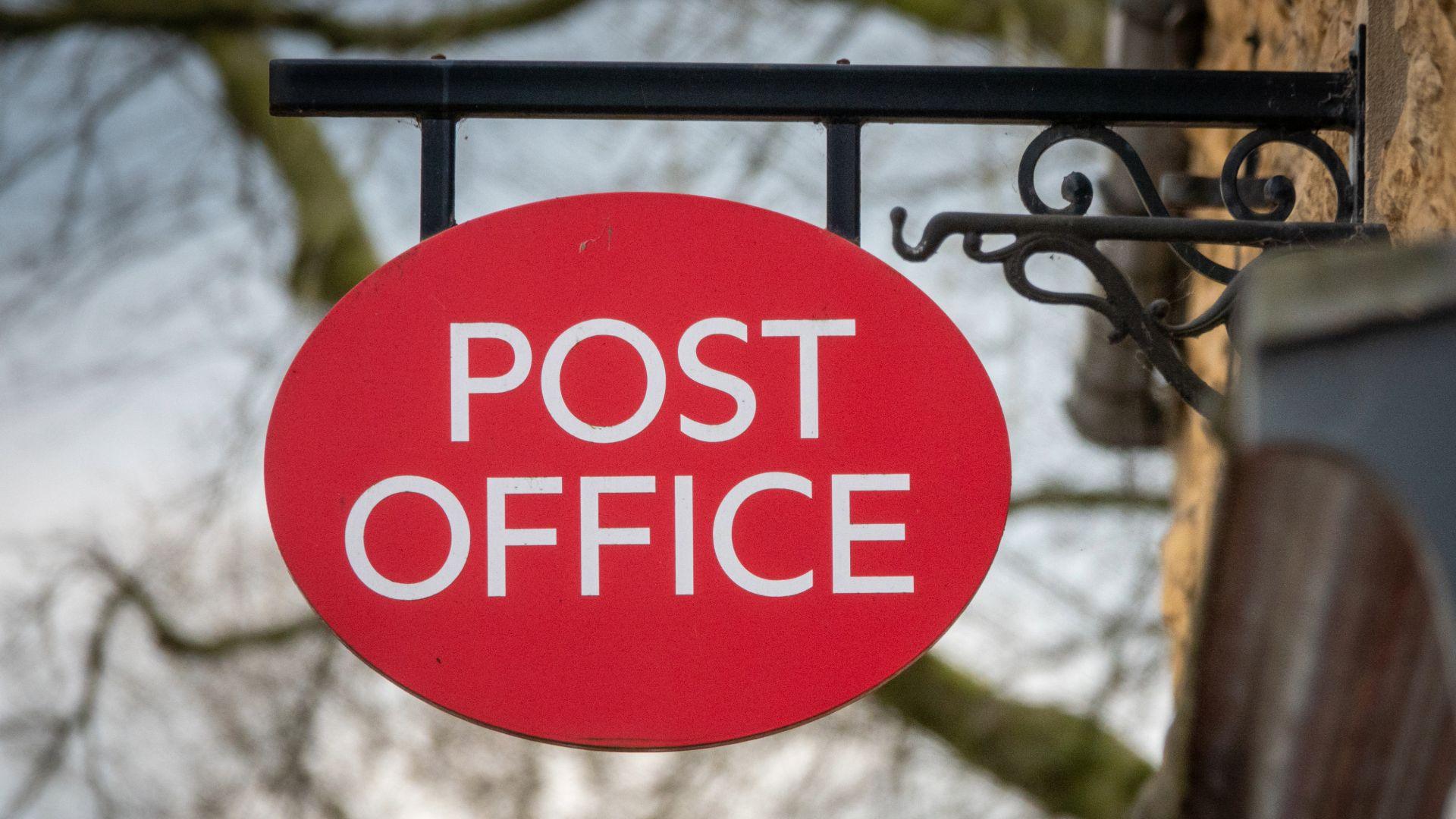 Arwydd Swyddfa'r Post
