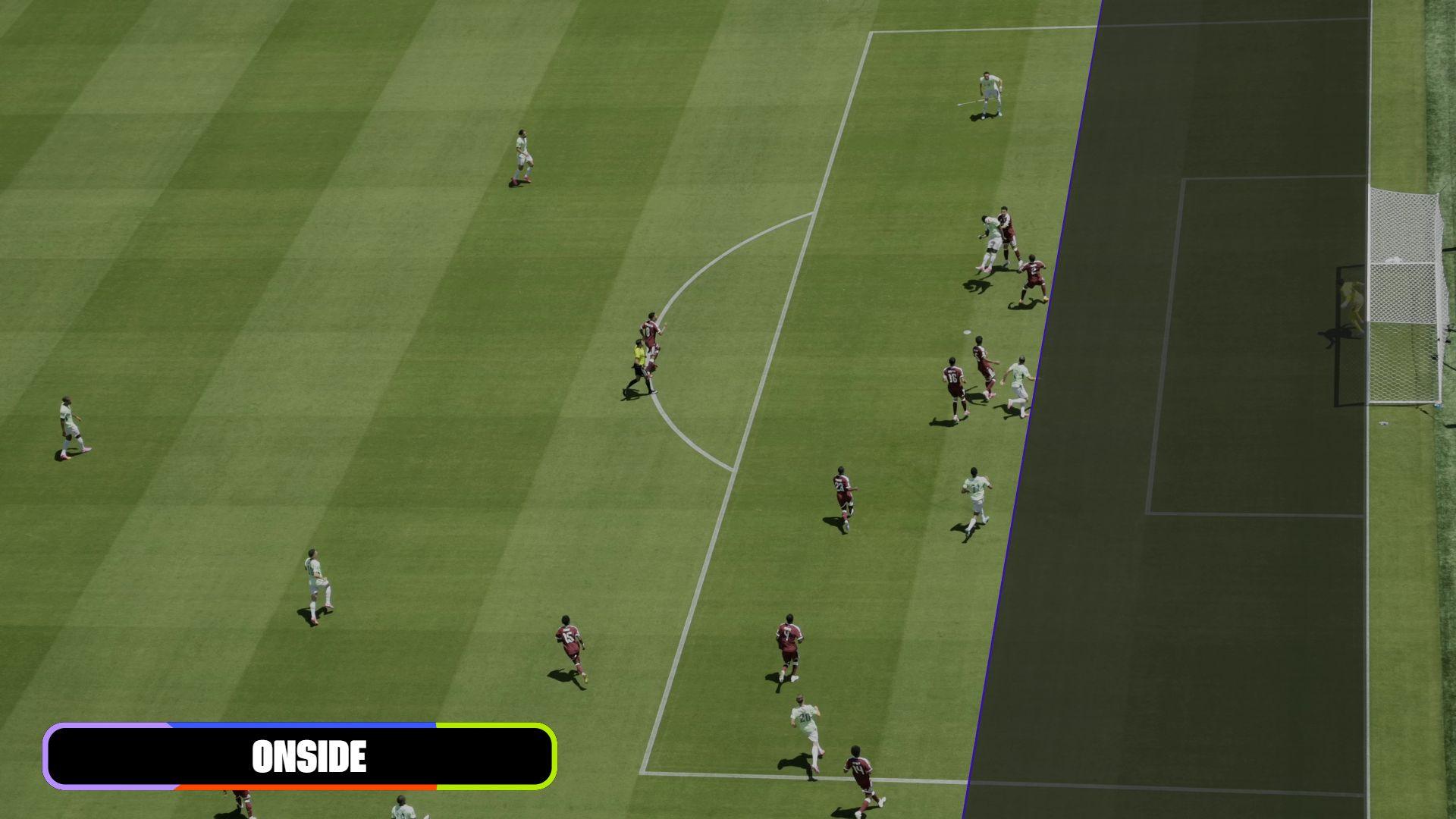 Fifa's released image of the onside incident