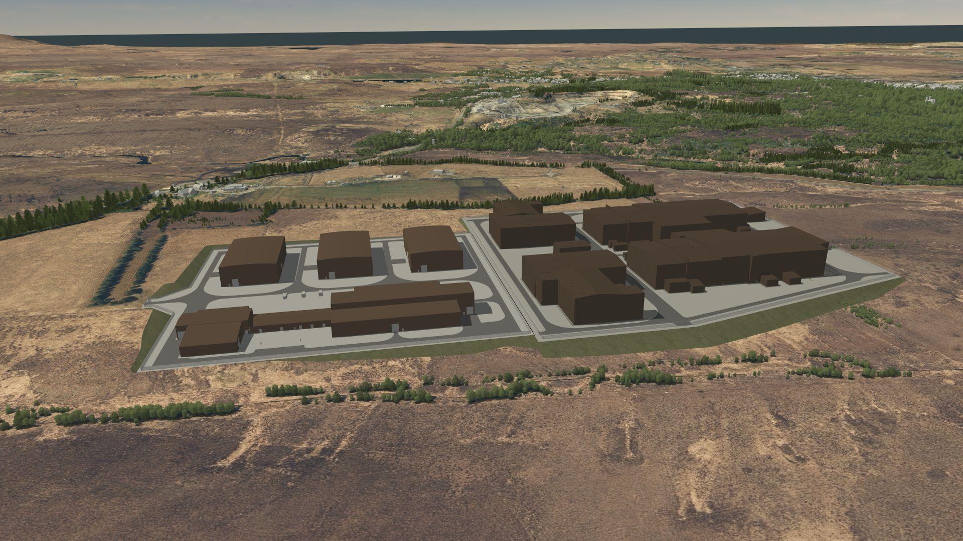 Dealbh bhon adhar air cò ris a bhios Hub Leòdhais coltach