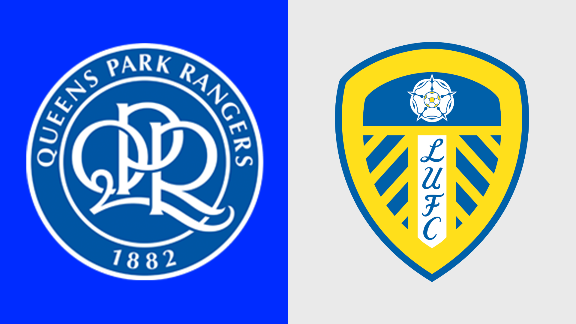 QPR and Leeds United club badges