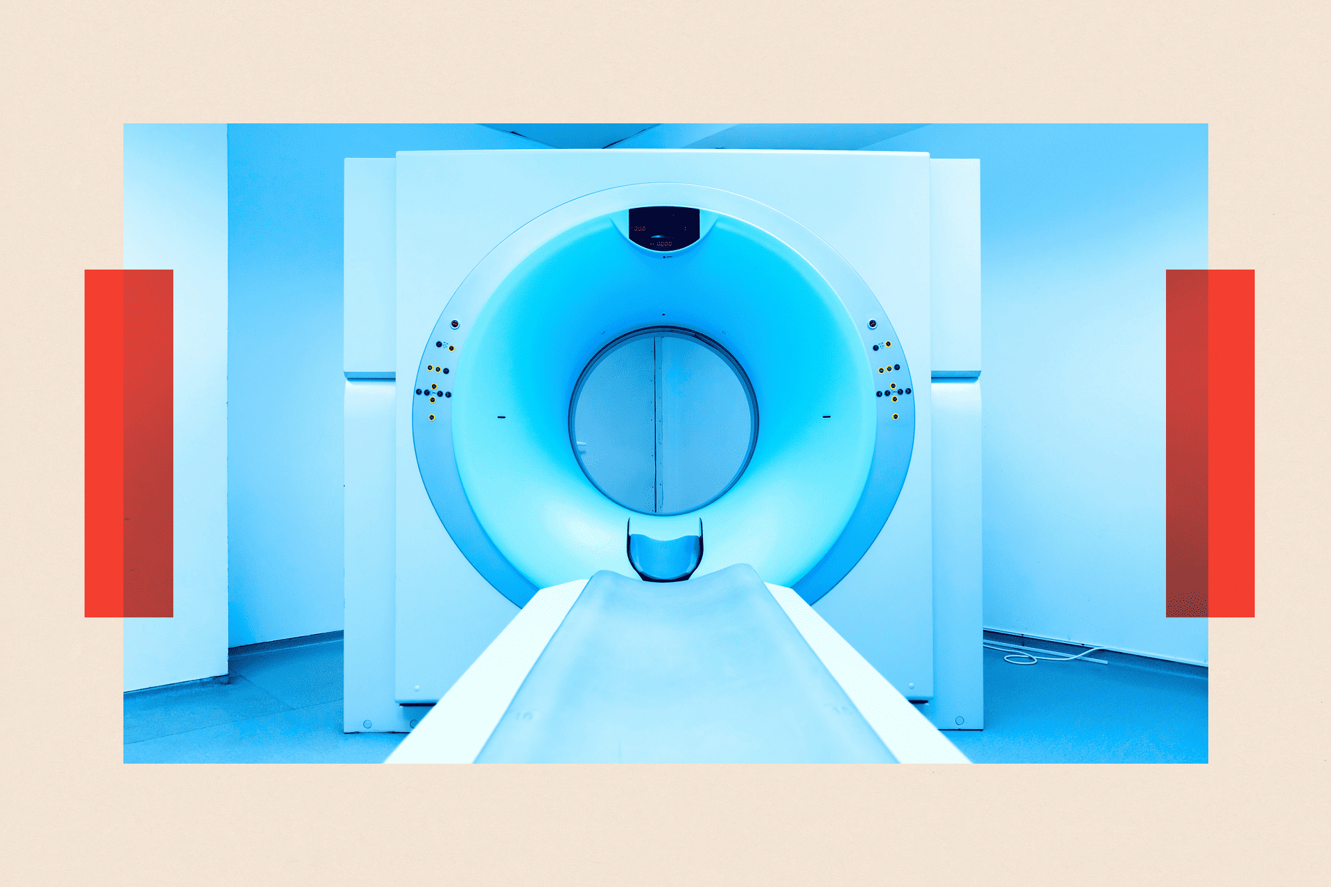 CT-scan-machine (MRI scanner at hospital)