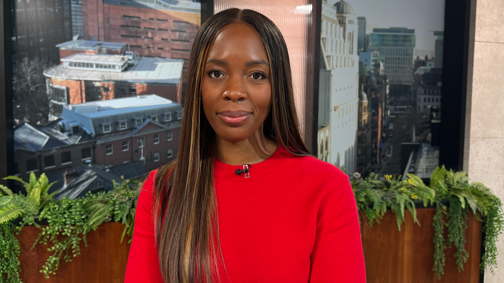 Dr Tosin in the Morning Live studio