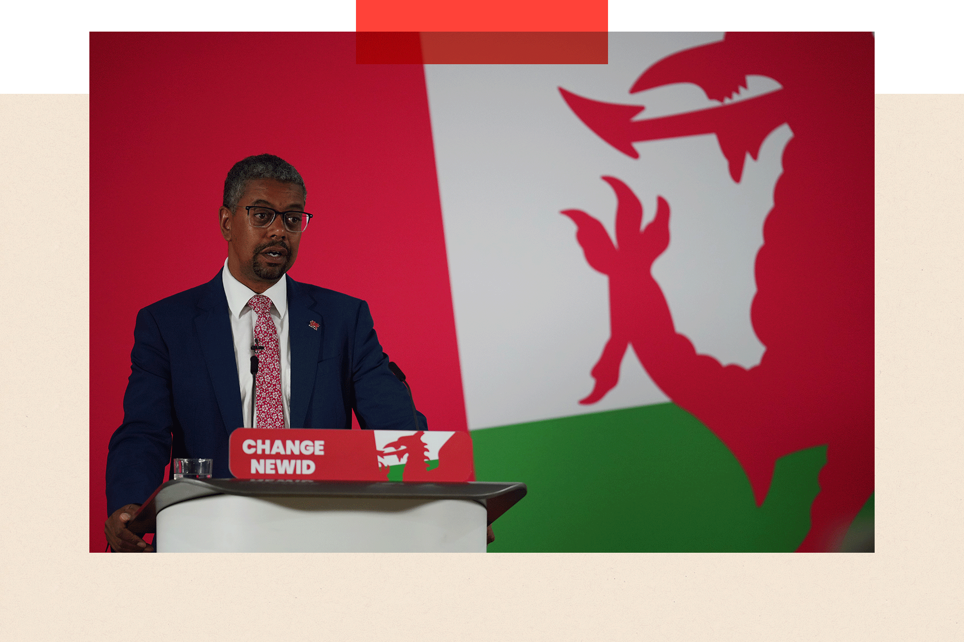 Former first Minister of Wales, Vaughan Gething