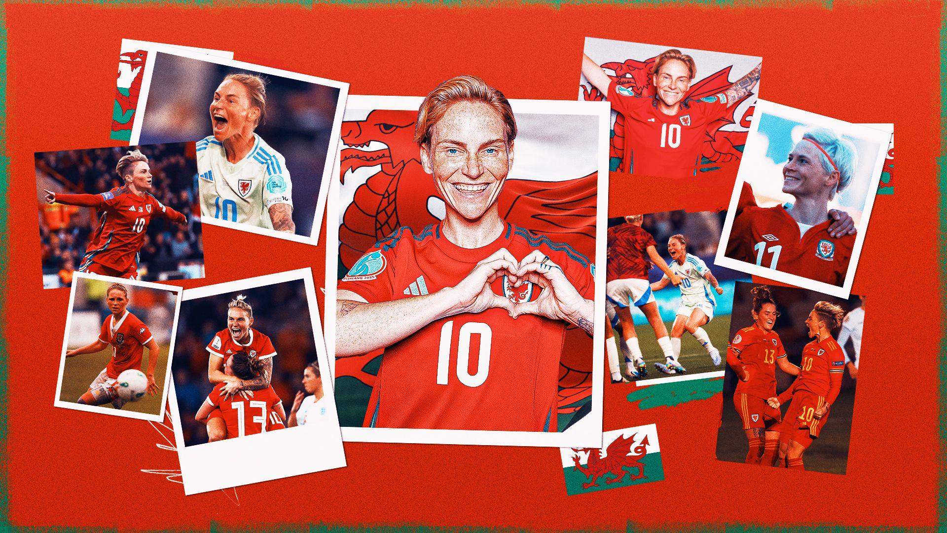 Various images of Jess Fishlock