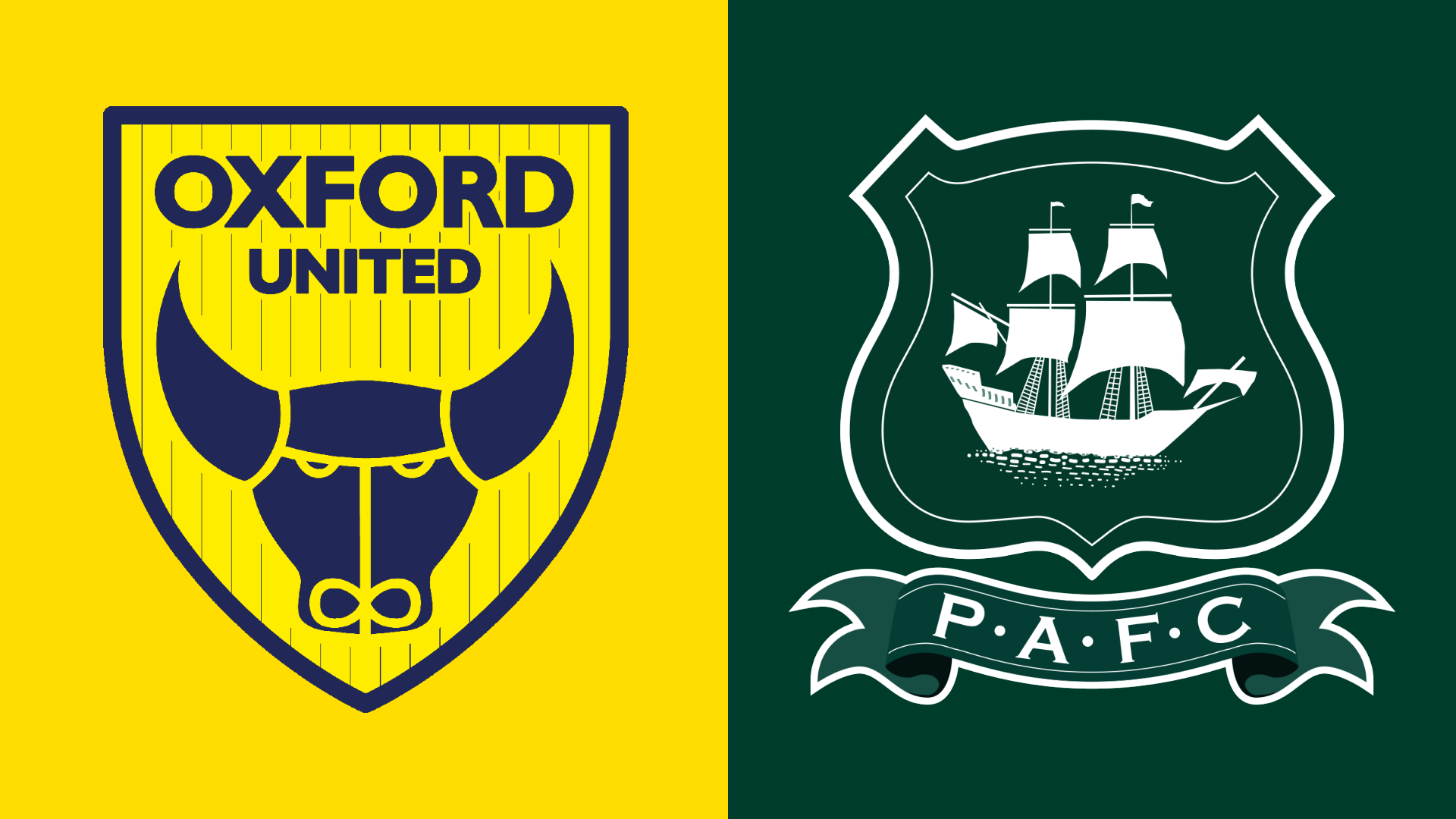 Oxford United and Plymouth Argyle football club crests (Photo: BBC)