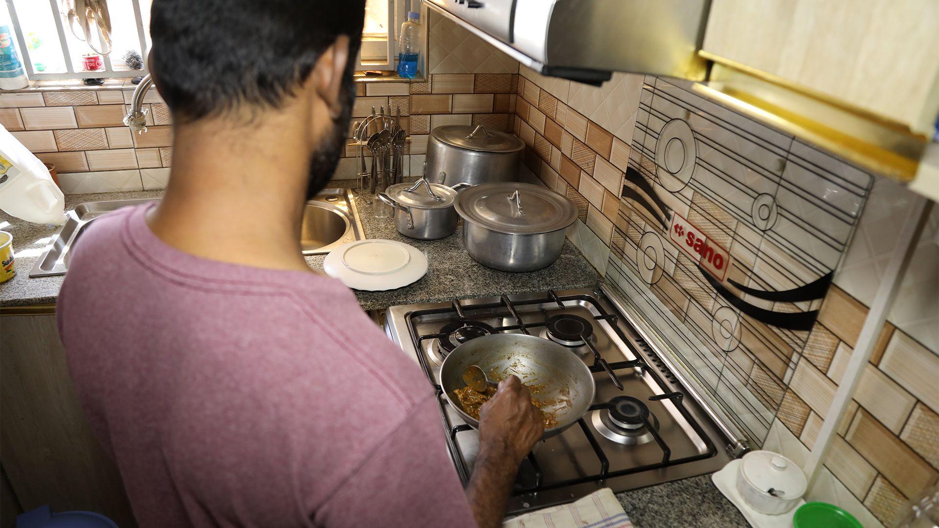 Khartik cooking