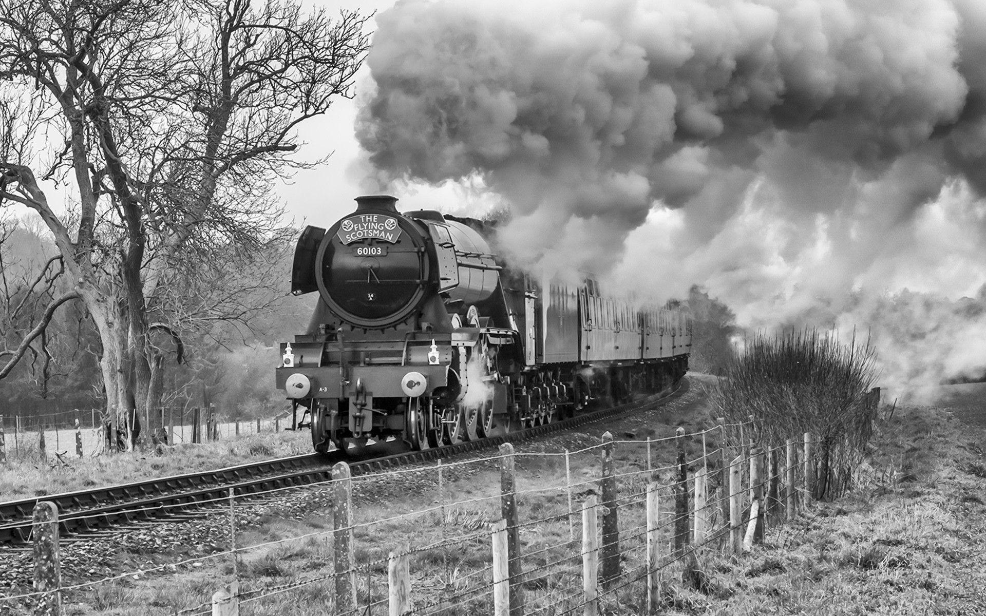 The Flying Scotsman steam engine 