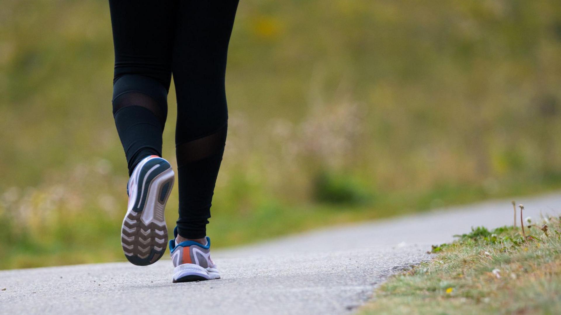 Anonymous female runner