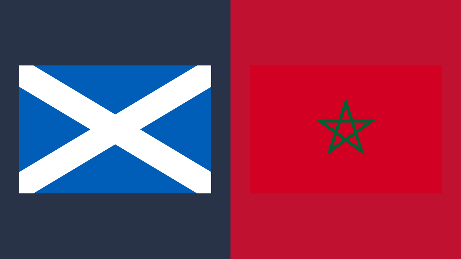 Scotland v Morocco