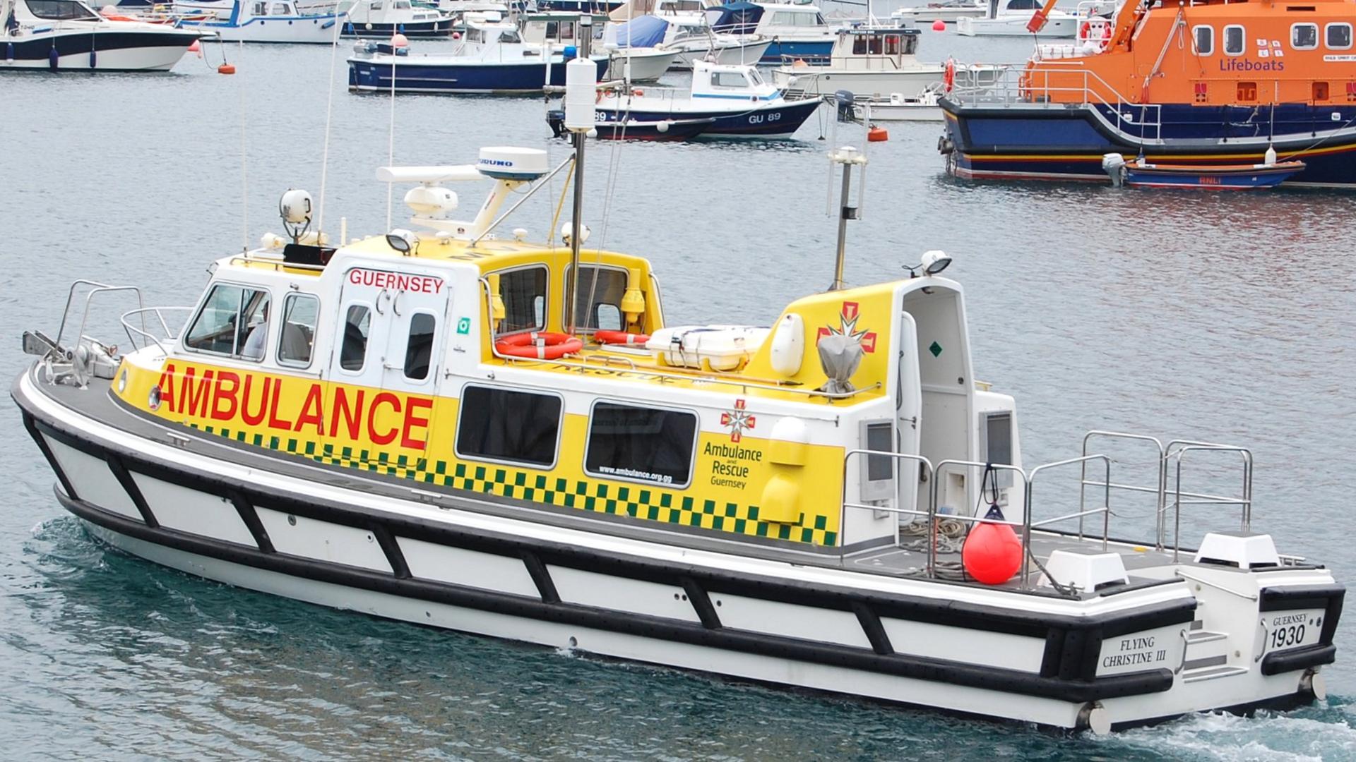 Guernsey marine ambulance - Flying Christine III