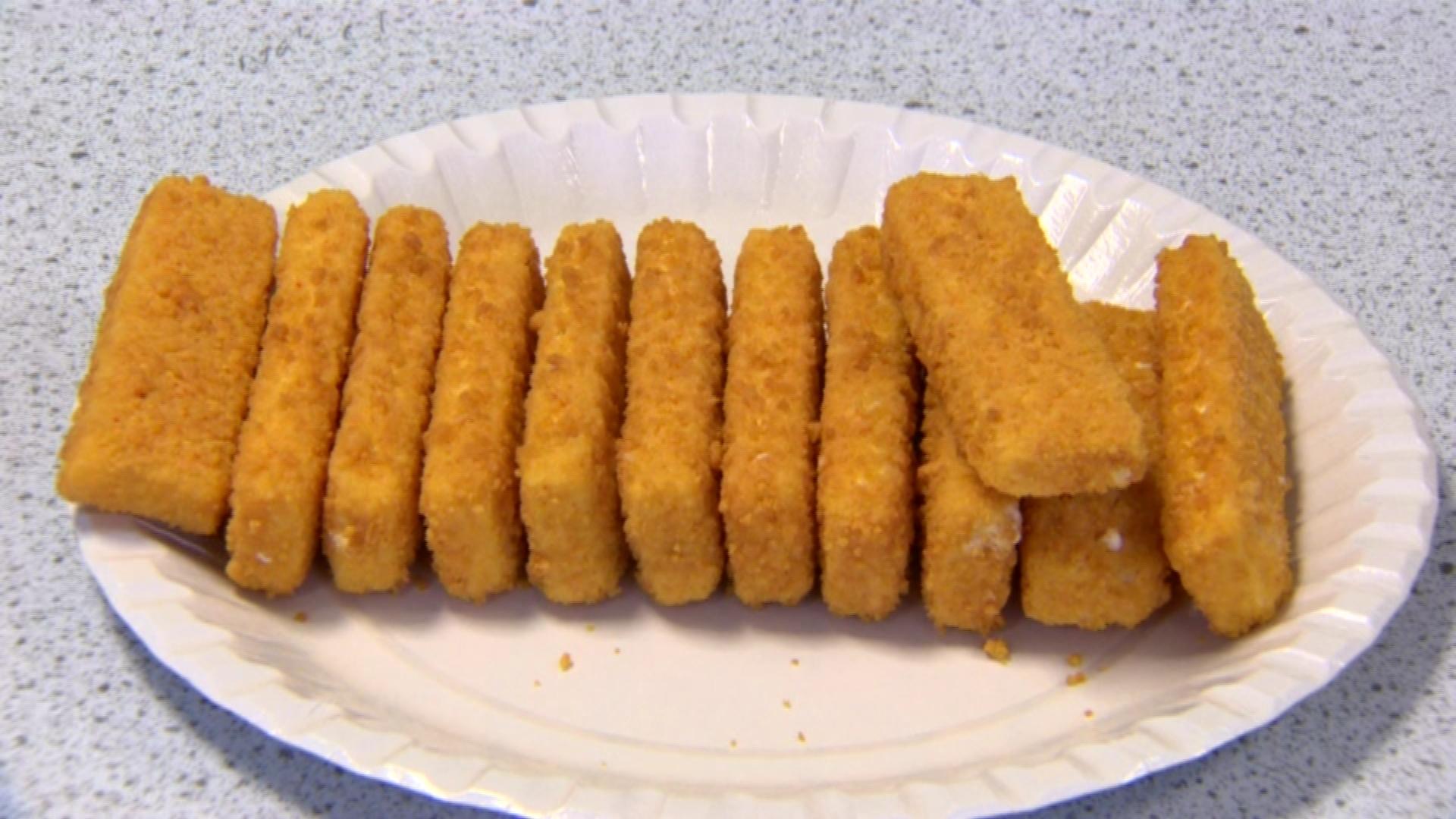 Fish fingers were among the products tested during the BBC investigation