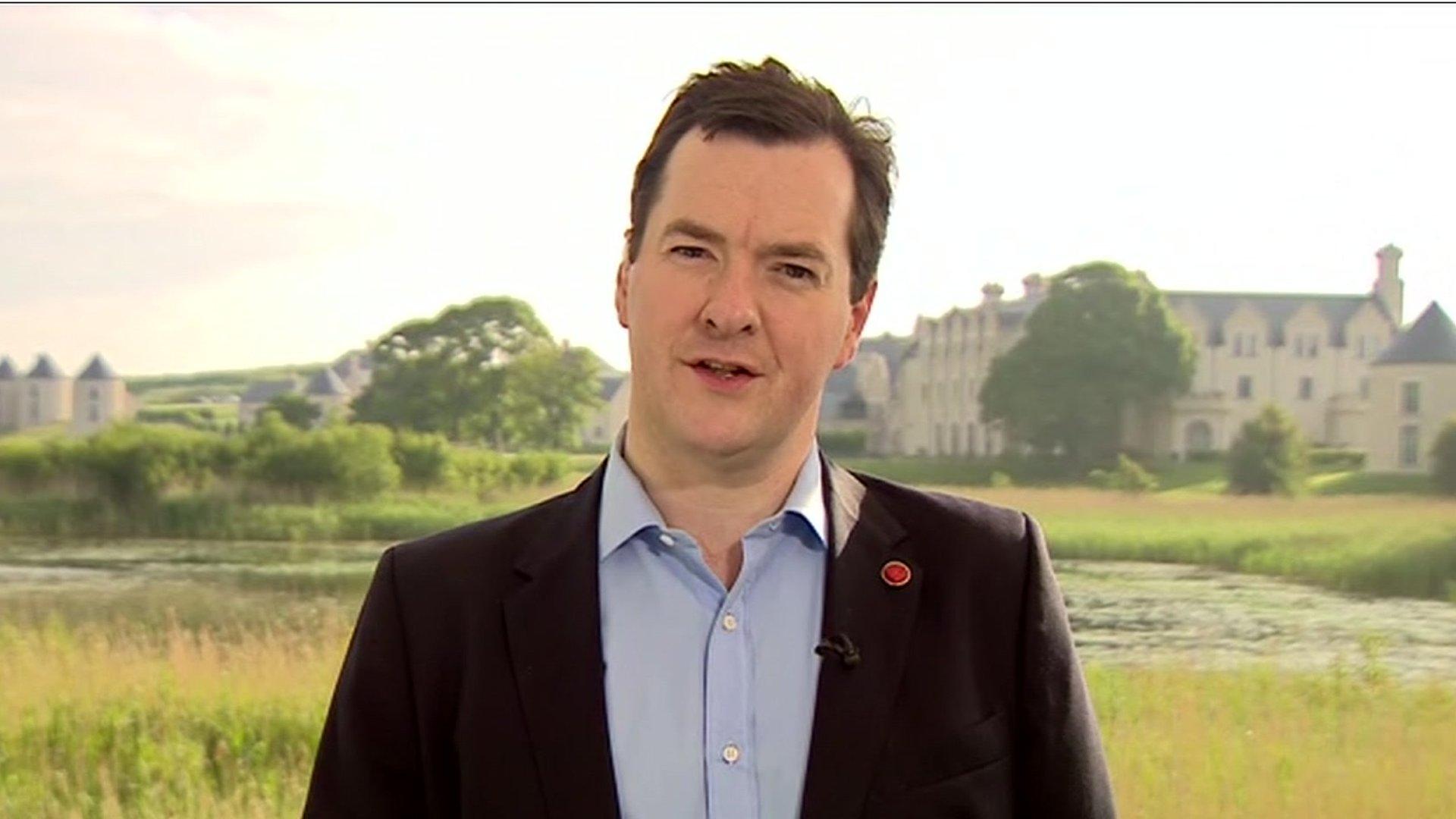 Chancellor George Osborne