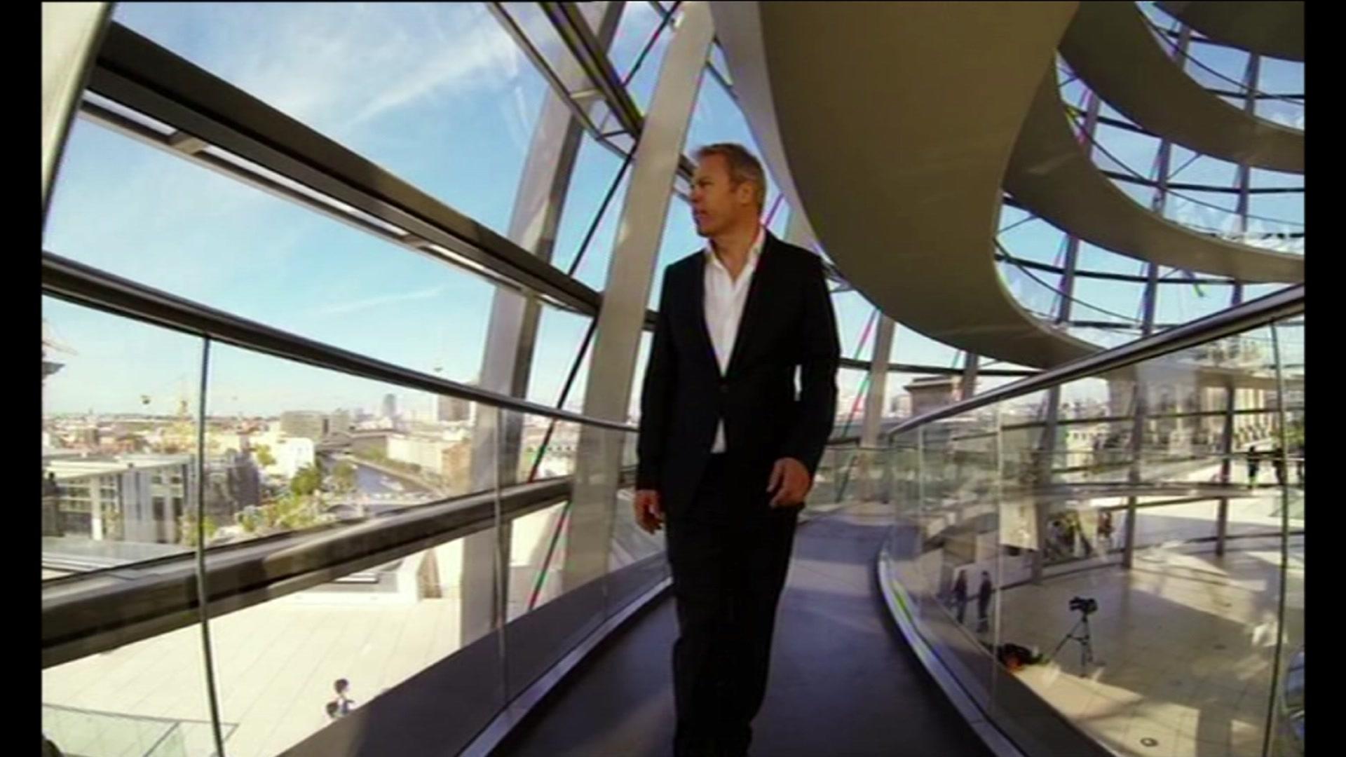 Gavin Hewitt in the Reichstag in Berlin