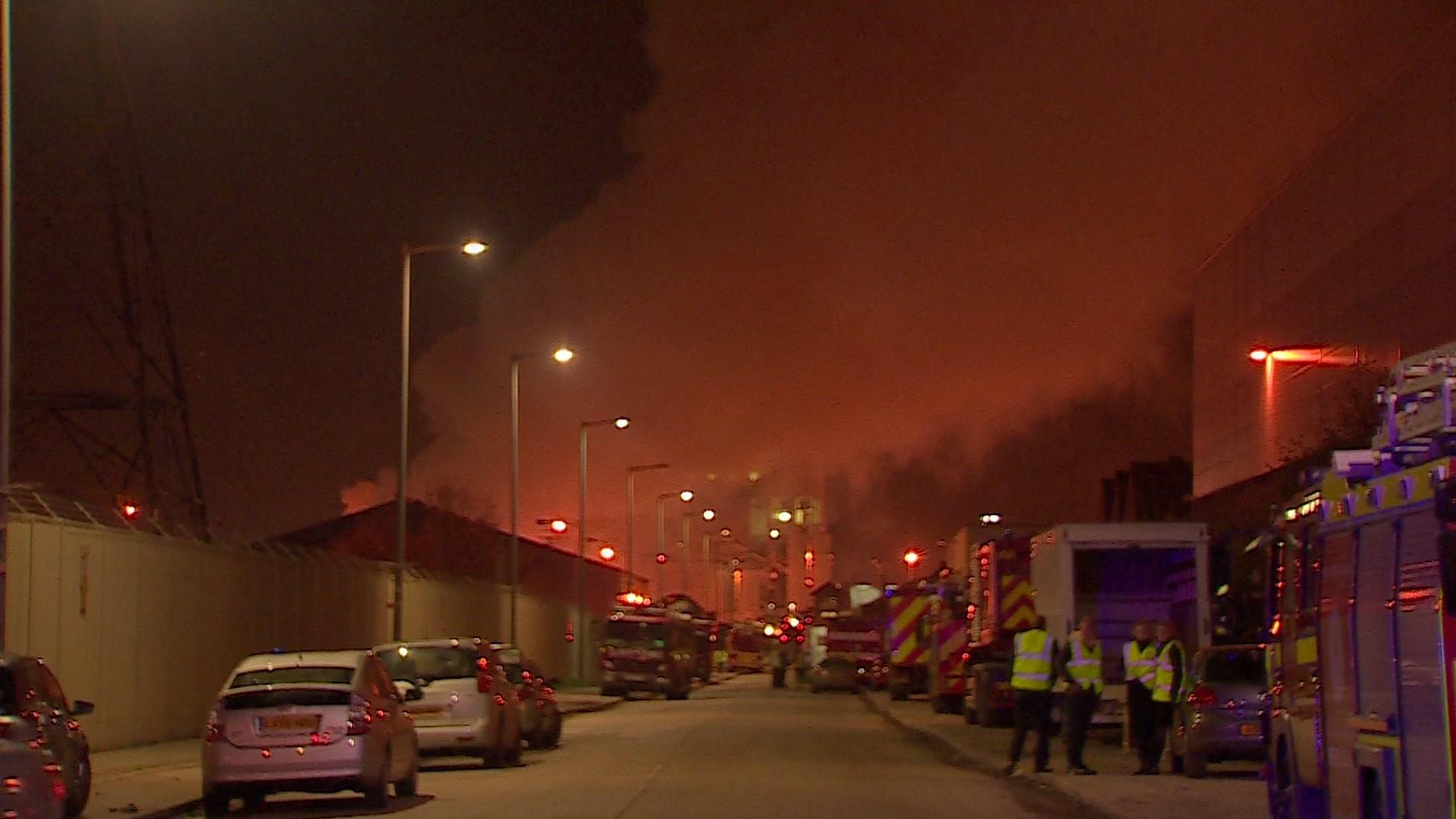 Dagenham scrapyard fire