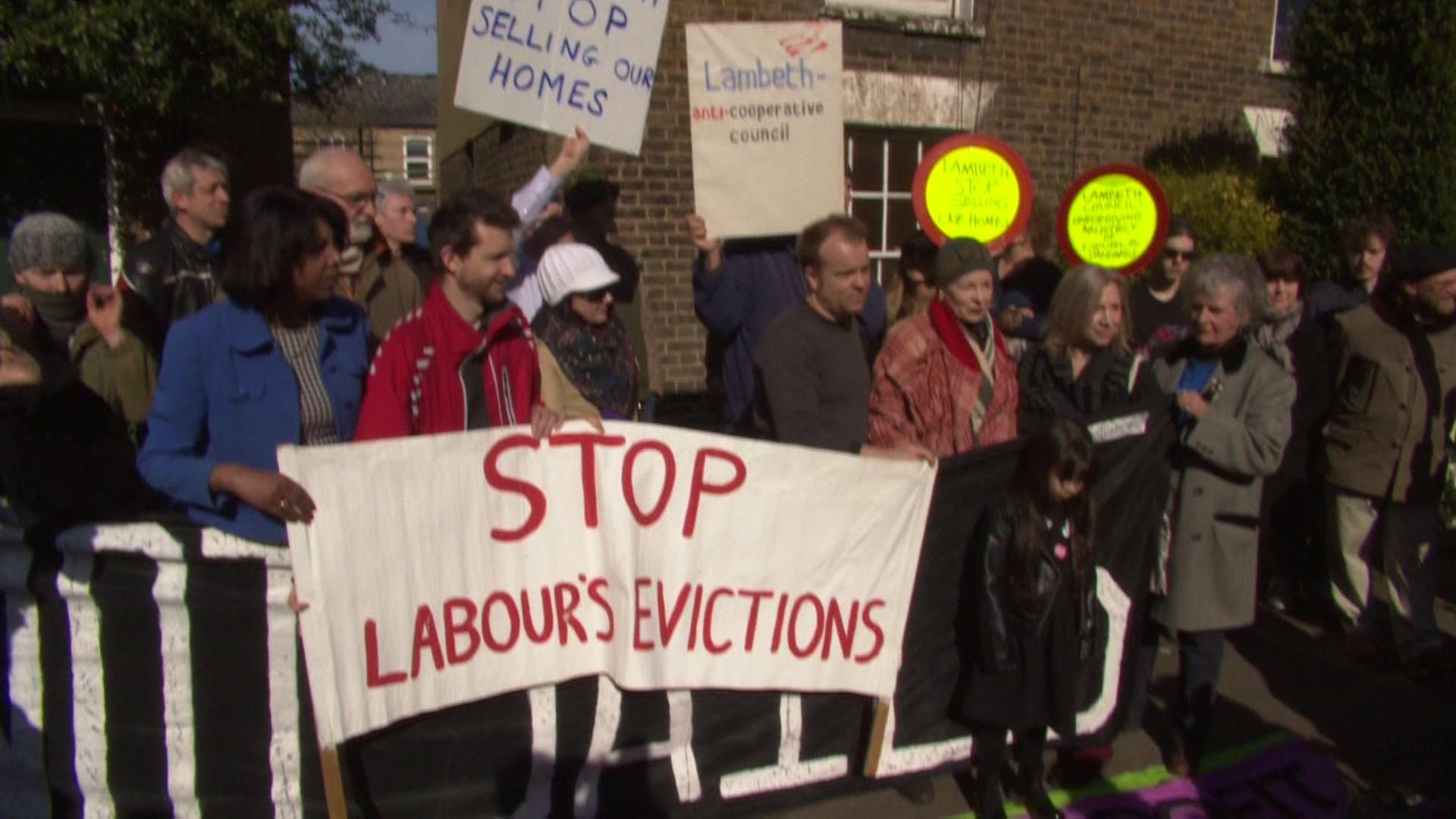 Protest in Lambeth