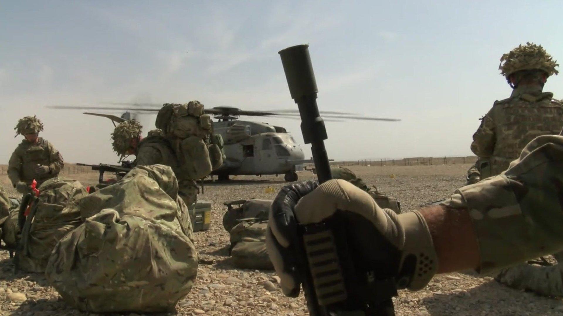 British troops preparing to leave forward base in Helmand province