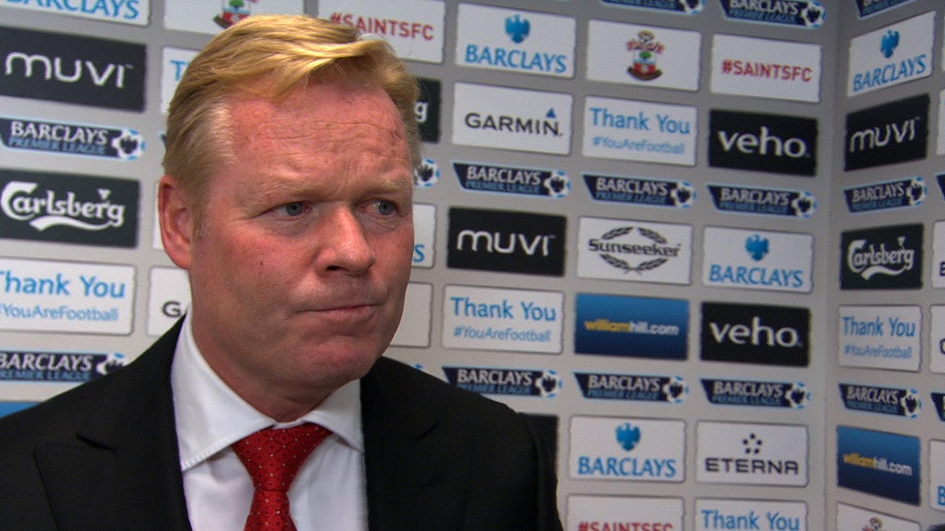 Southampton manager Ronald Koeman