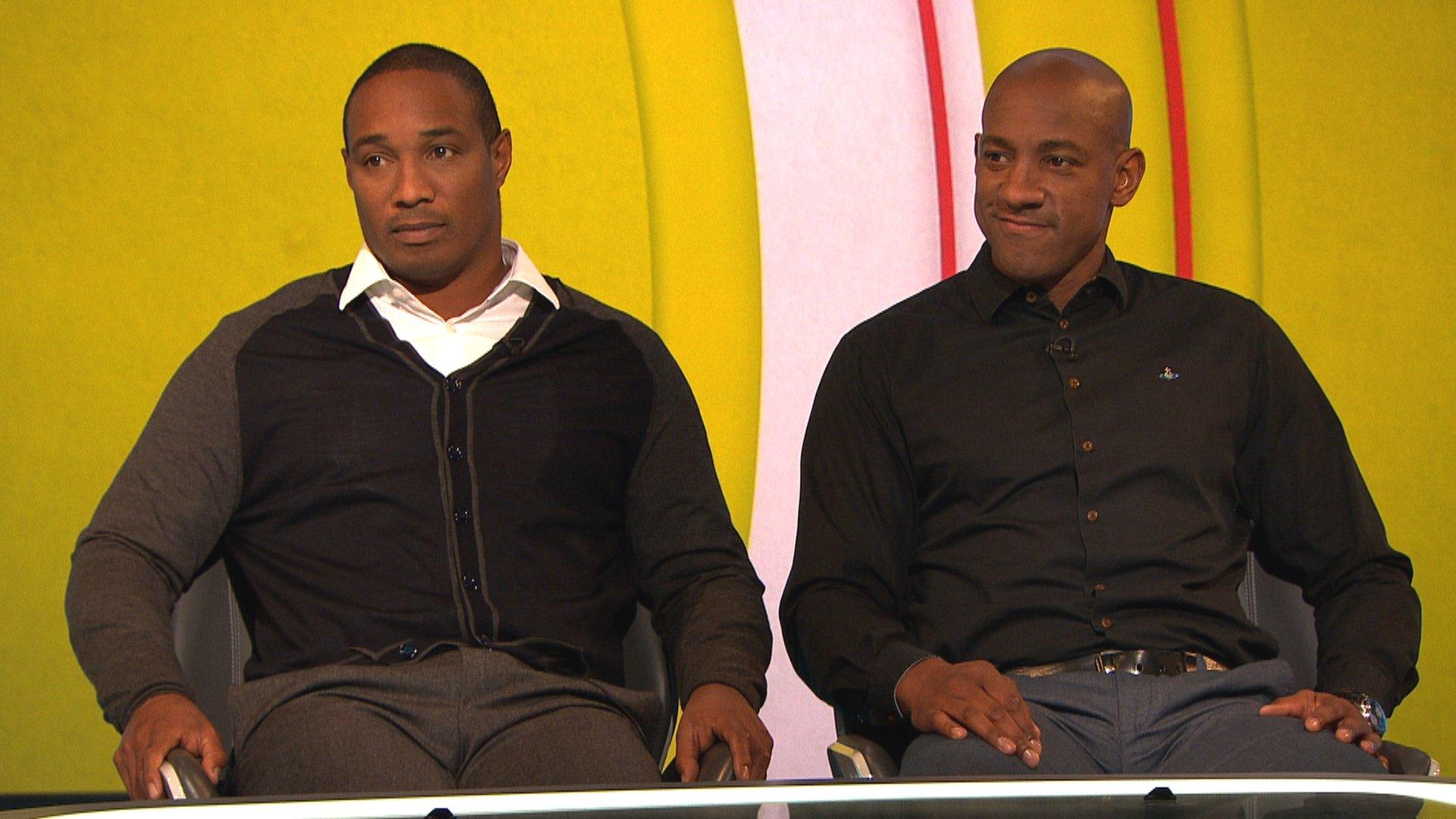 Paul Ince and Dion Dublin