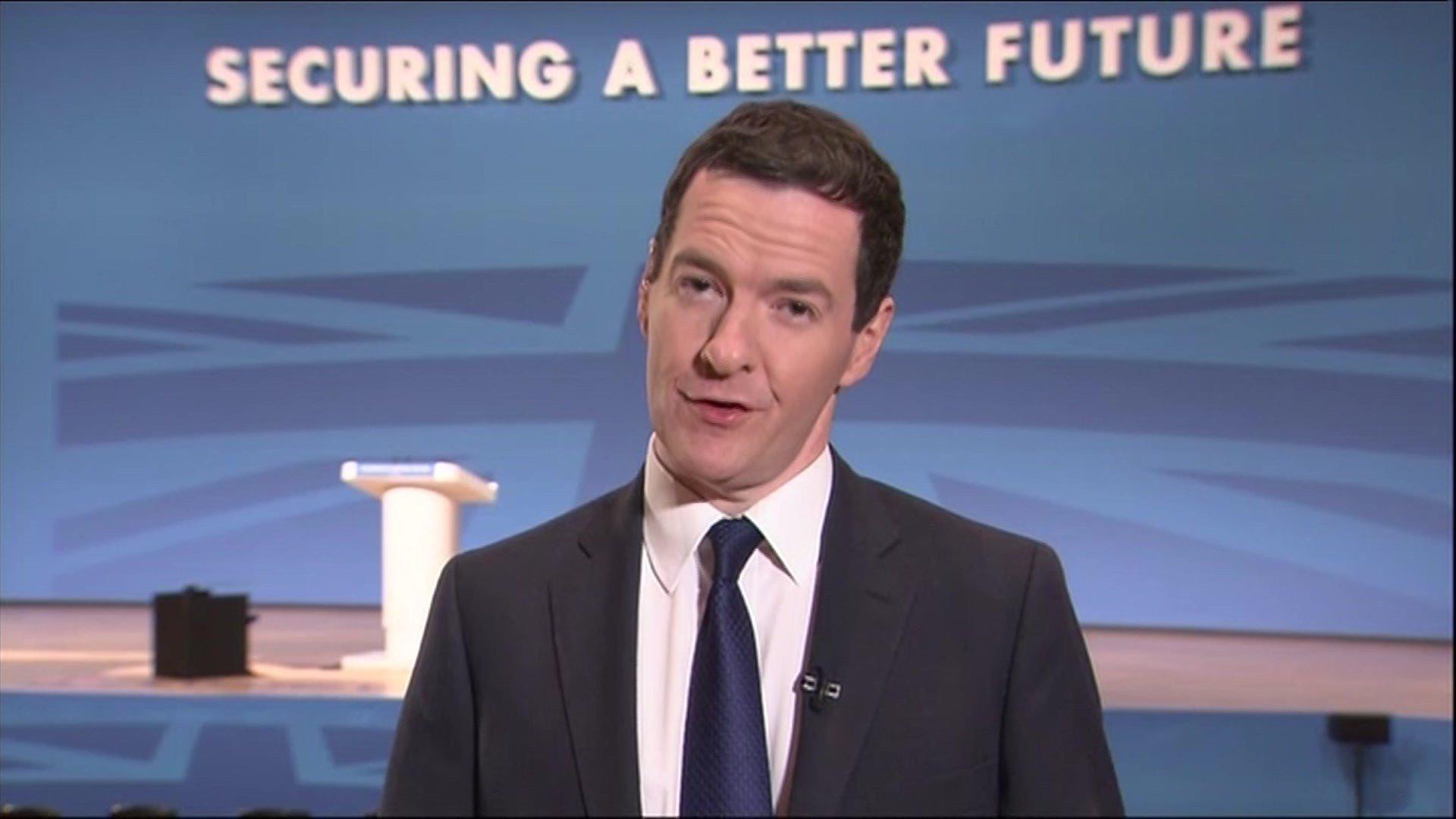 Chancellor George Osborne