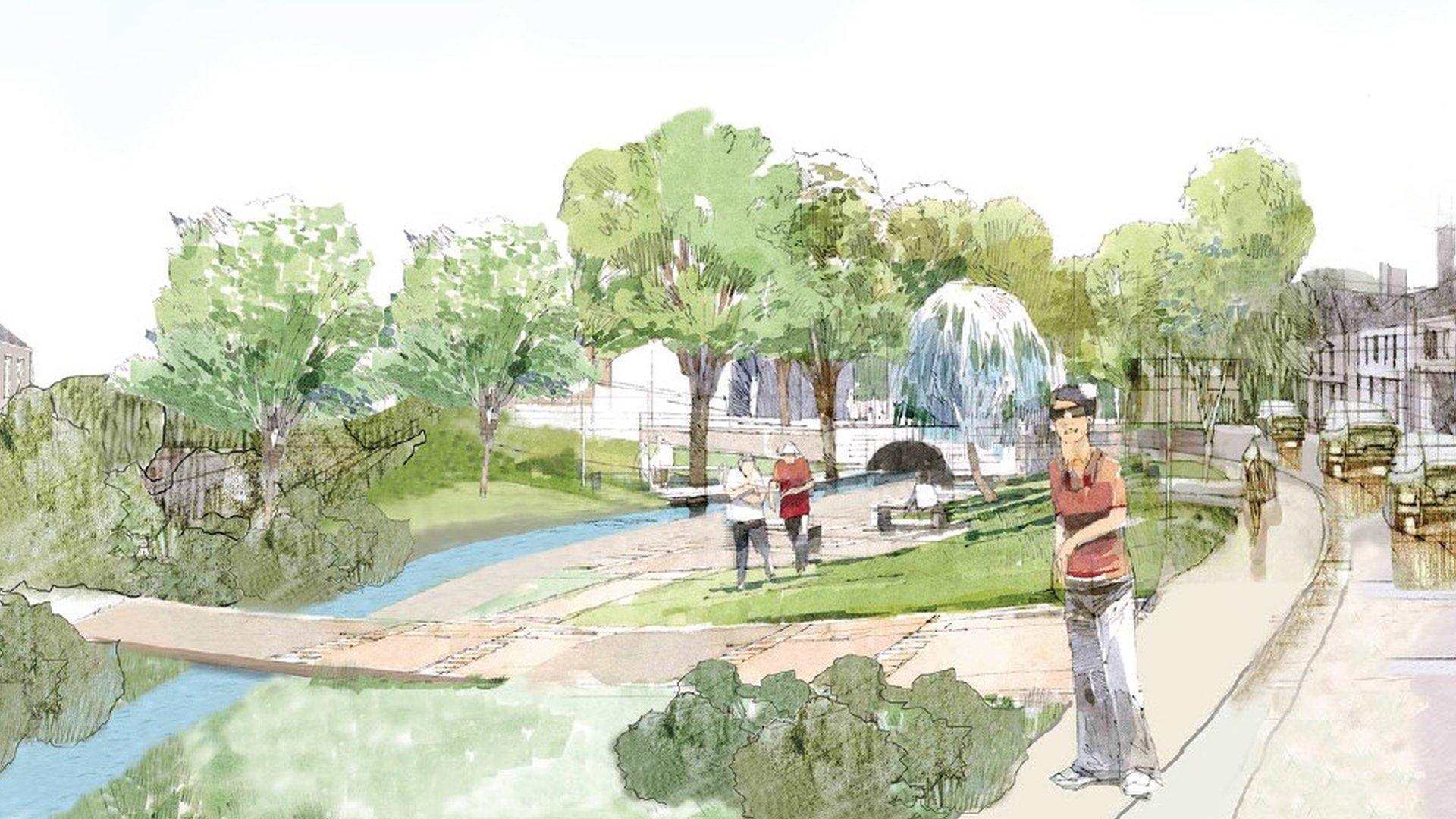 Bicester eco-town artist's impression